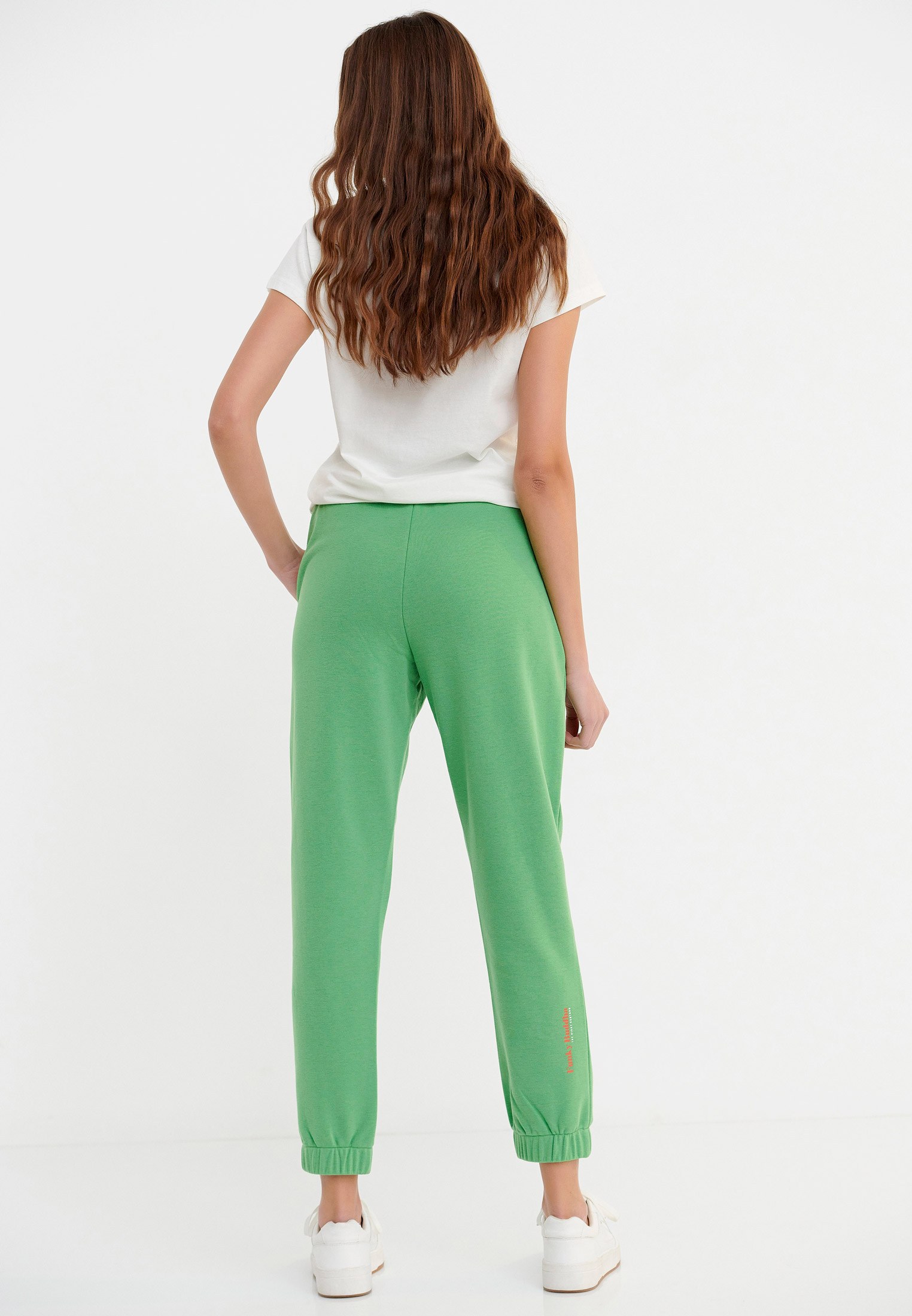 Women's Trousers Funky Buddha Green