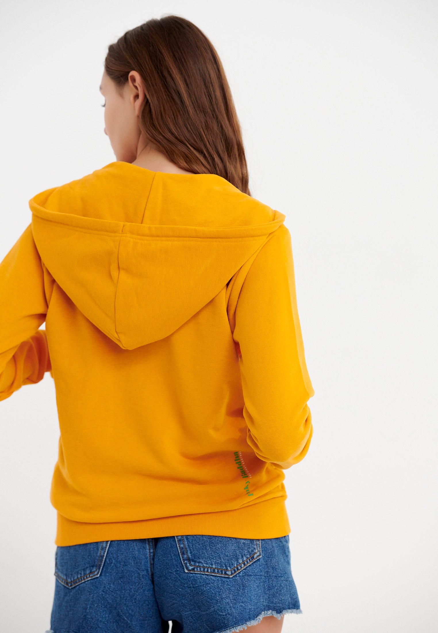 Ζακέτα φούτερ με κεντητό logo φωτογραφία