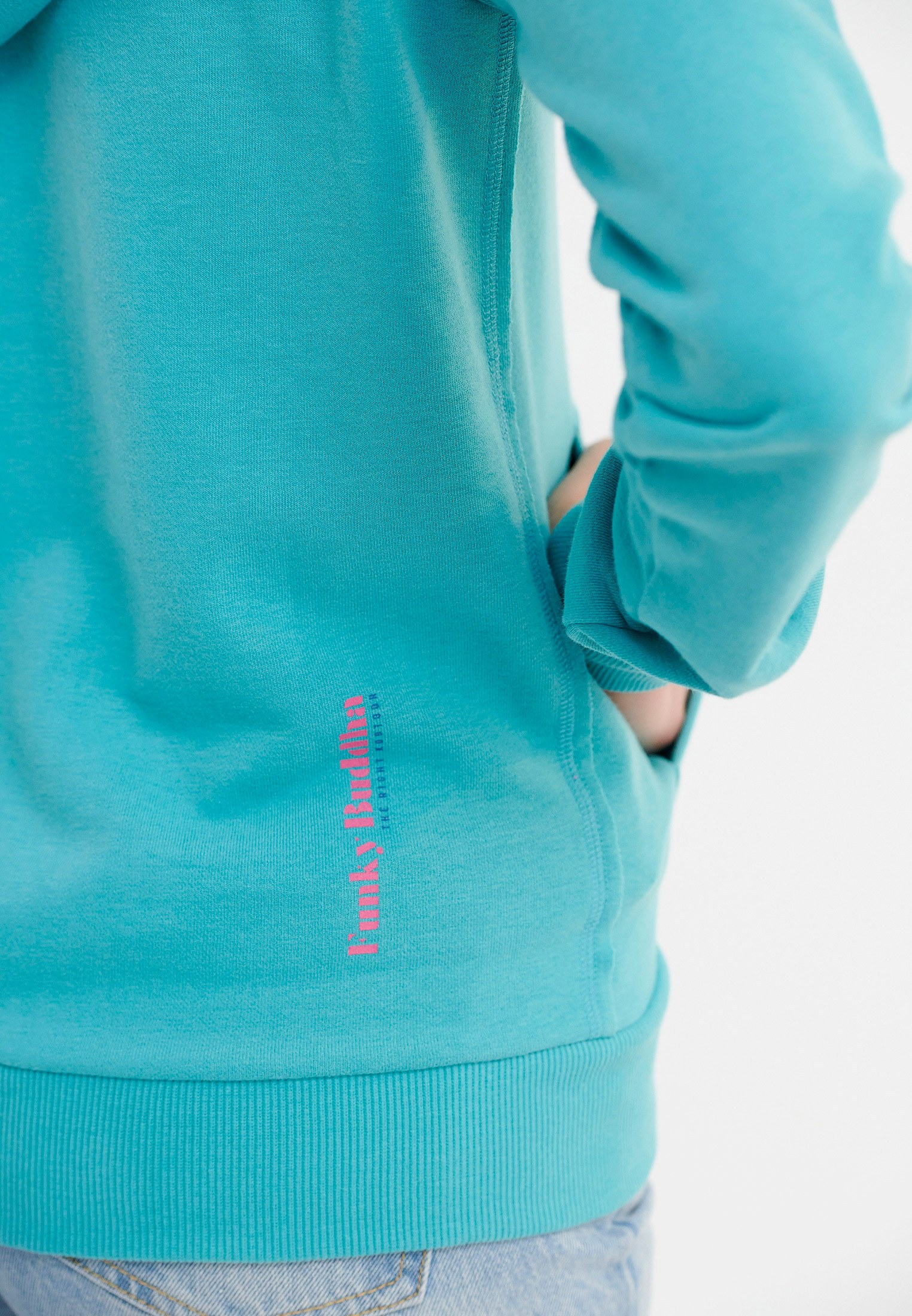 Ζακέτα φούτερ με κεντητό logo φωτογραφία