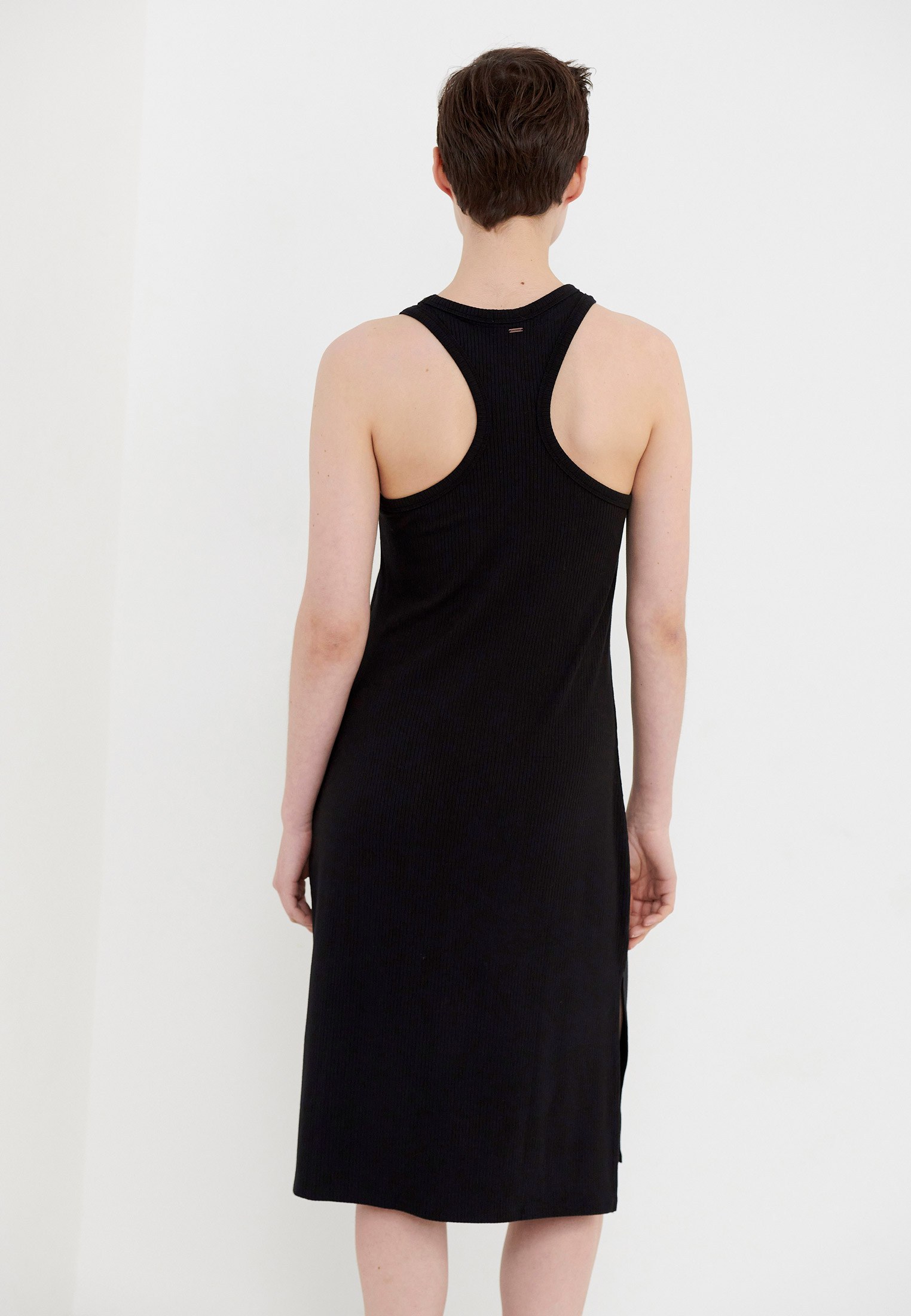 Maxi φόρεμα με σκίσιμο στο πλάι φωτογραφία