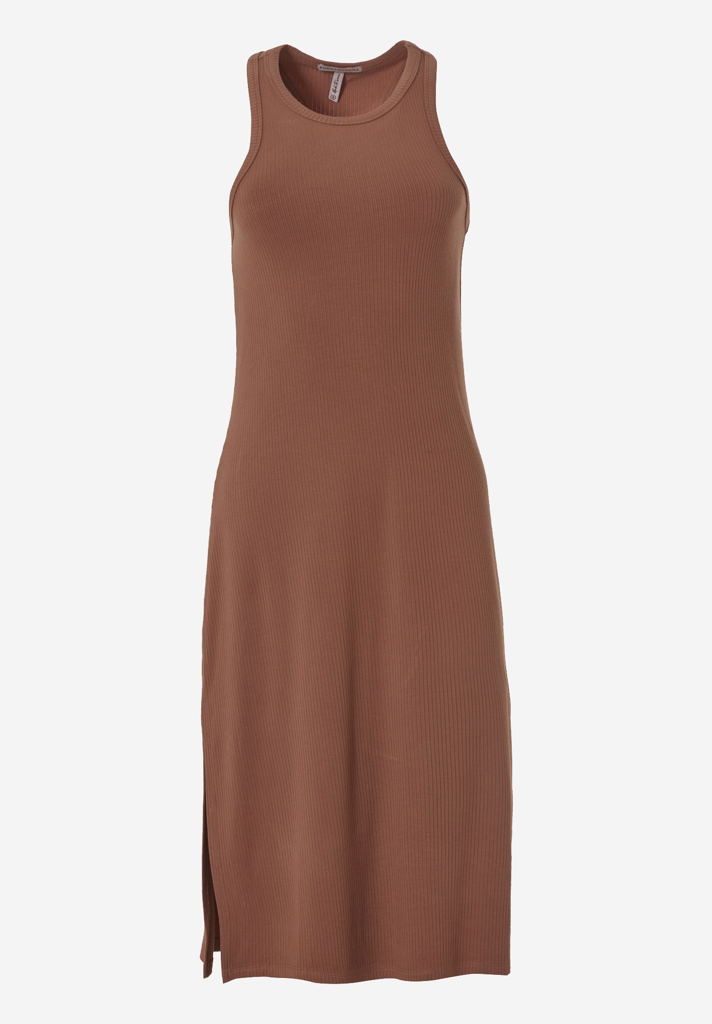 Maxi φόρεμα με σκίσιμο στο πλάι φωτογραφία