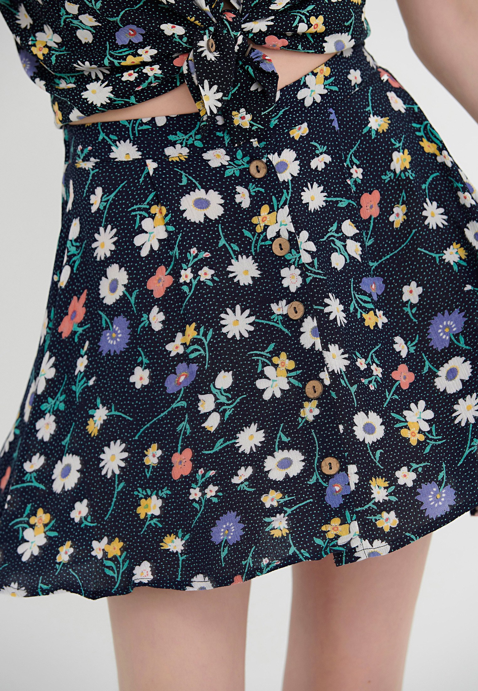 Women's Mini Skirts Funky Buddha Navy