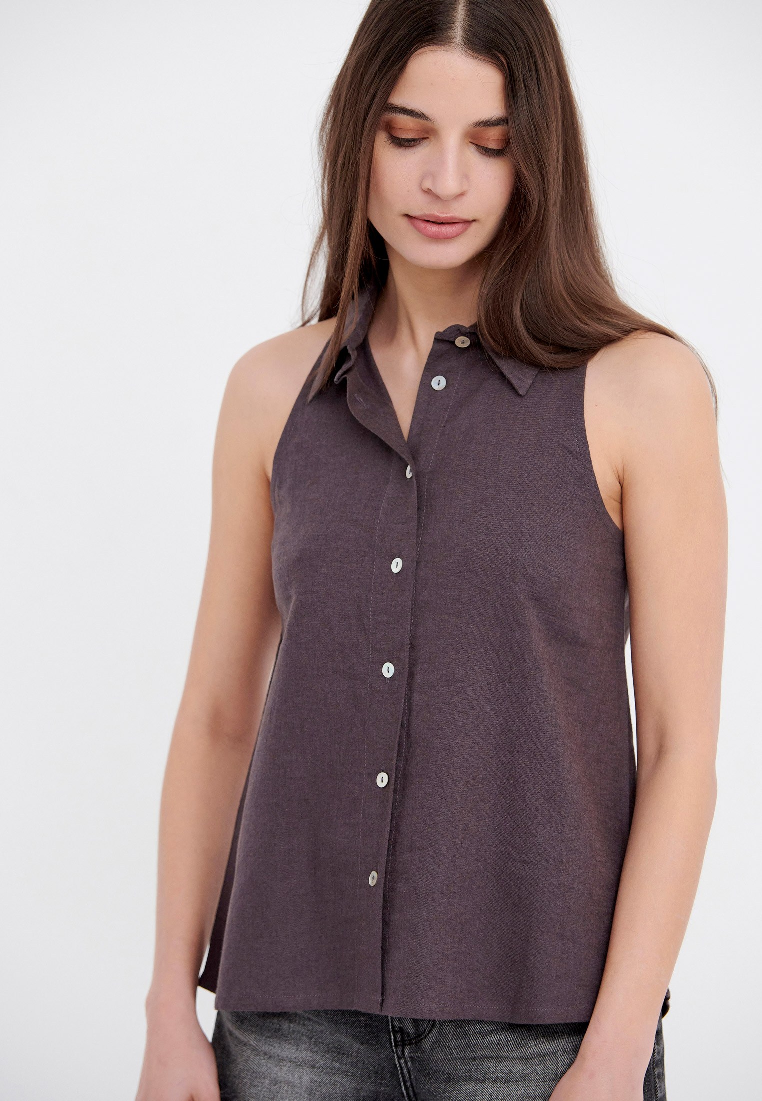 Women's Shirts Funky Buddha Gray