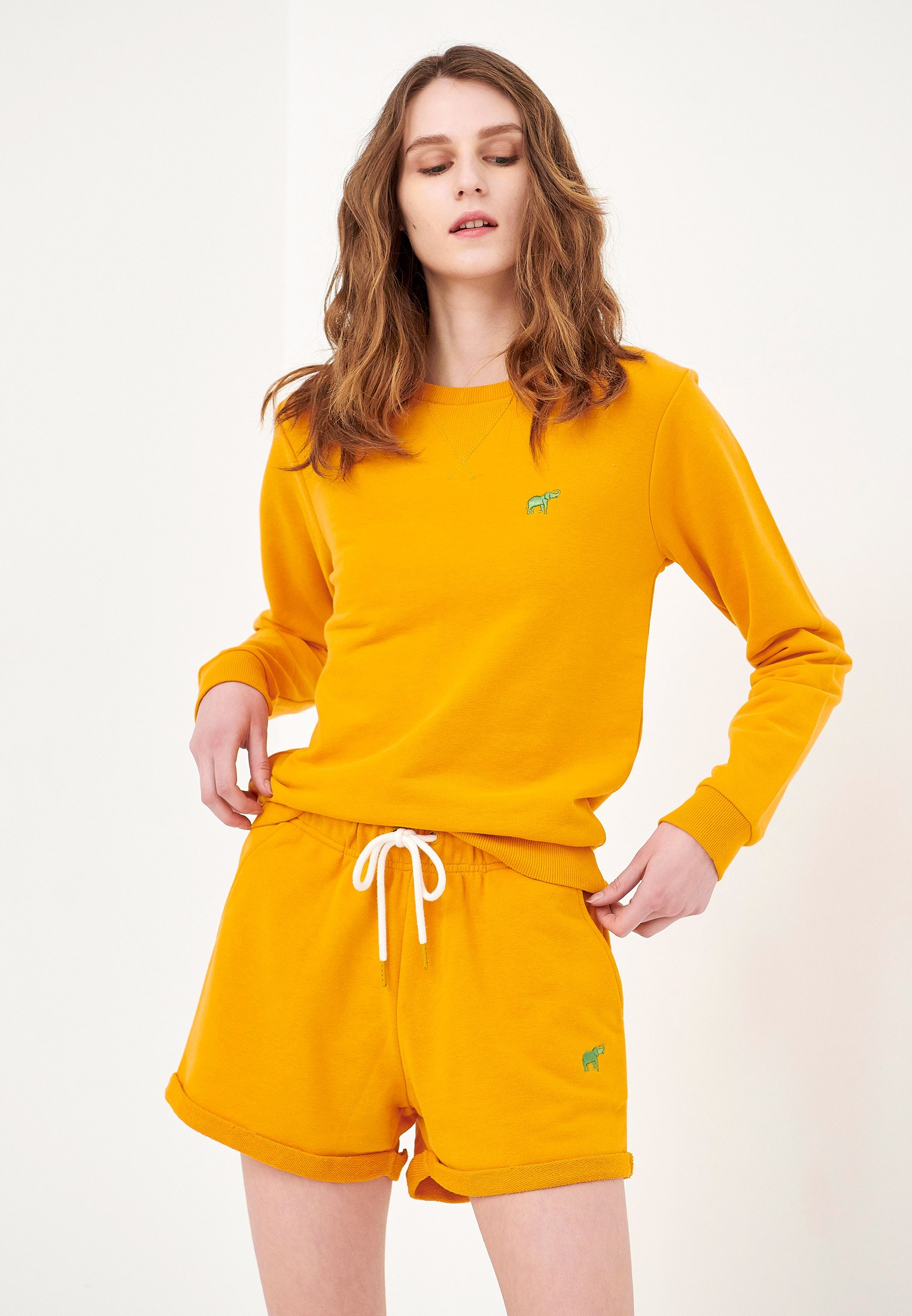 Women's Shorts Funky Buddha Gold