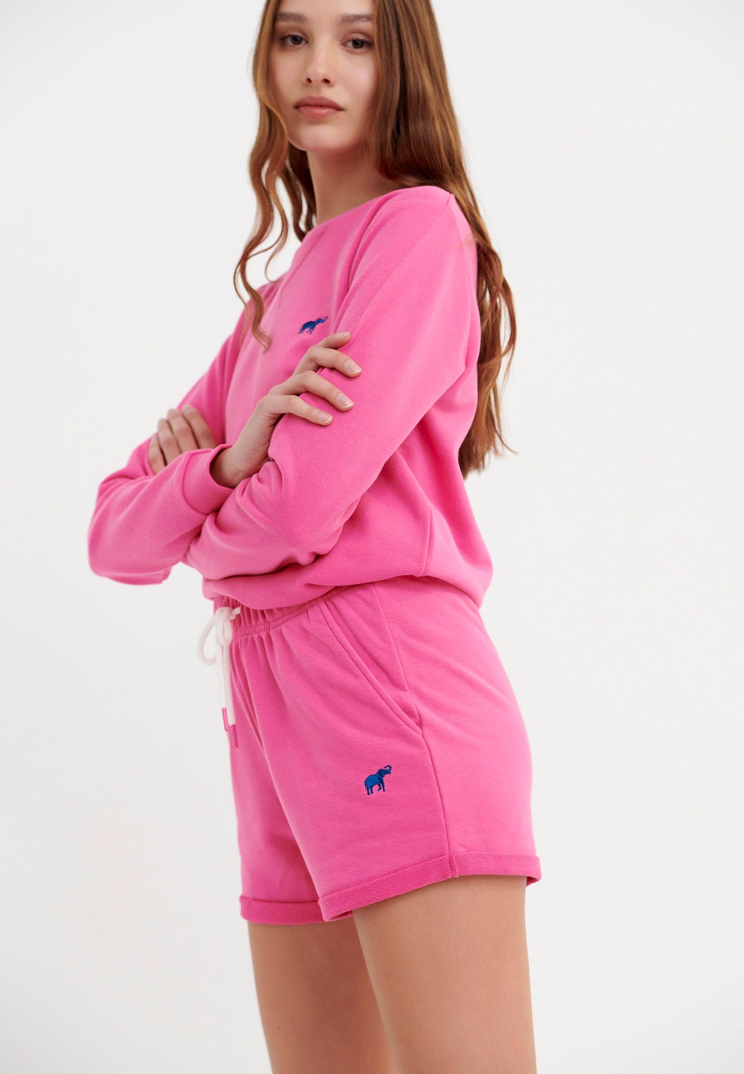 Women's Shorts Funky Buddha Pink