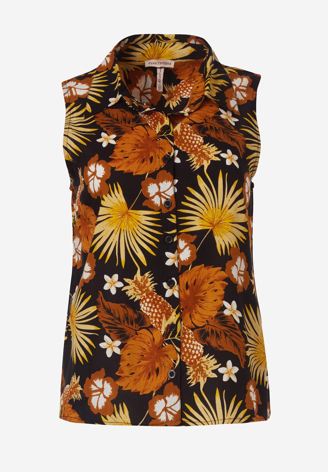 Women's Shirts Funky Buddha Multicolor