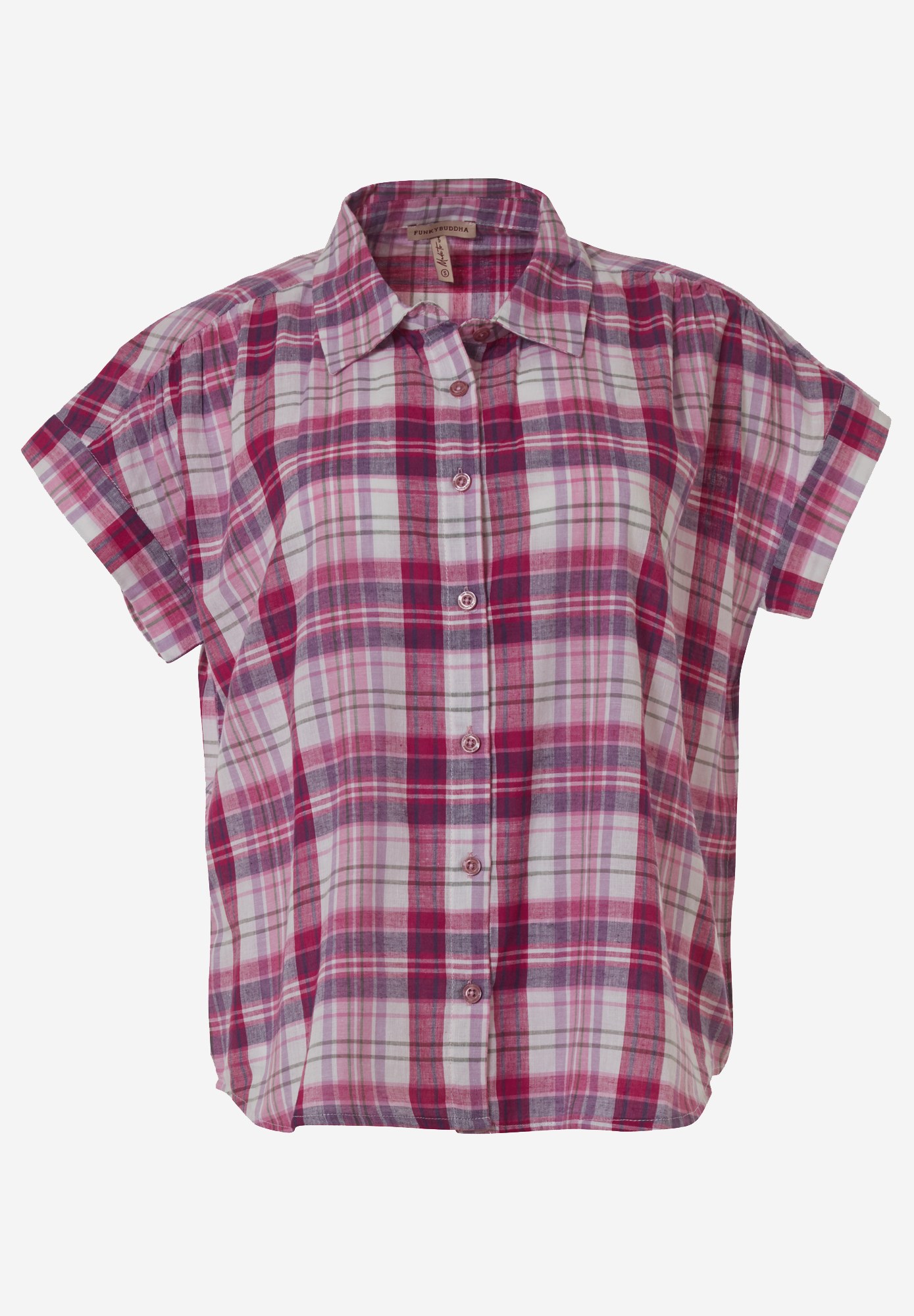 Women's Shirts Funky Buddha Fuchsia