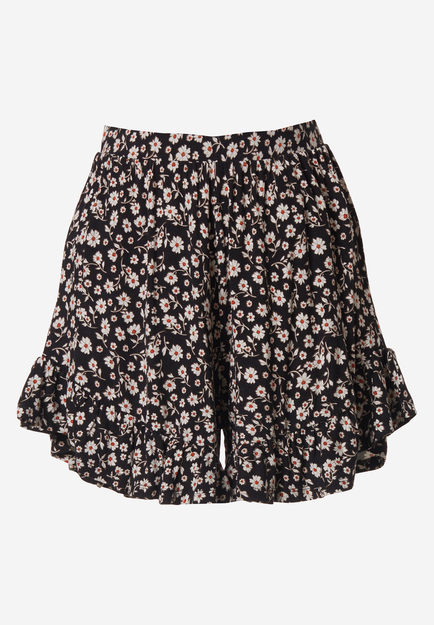 Εμπριμέ σορτς με φλοράλ τύπωμα φωτογραφία