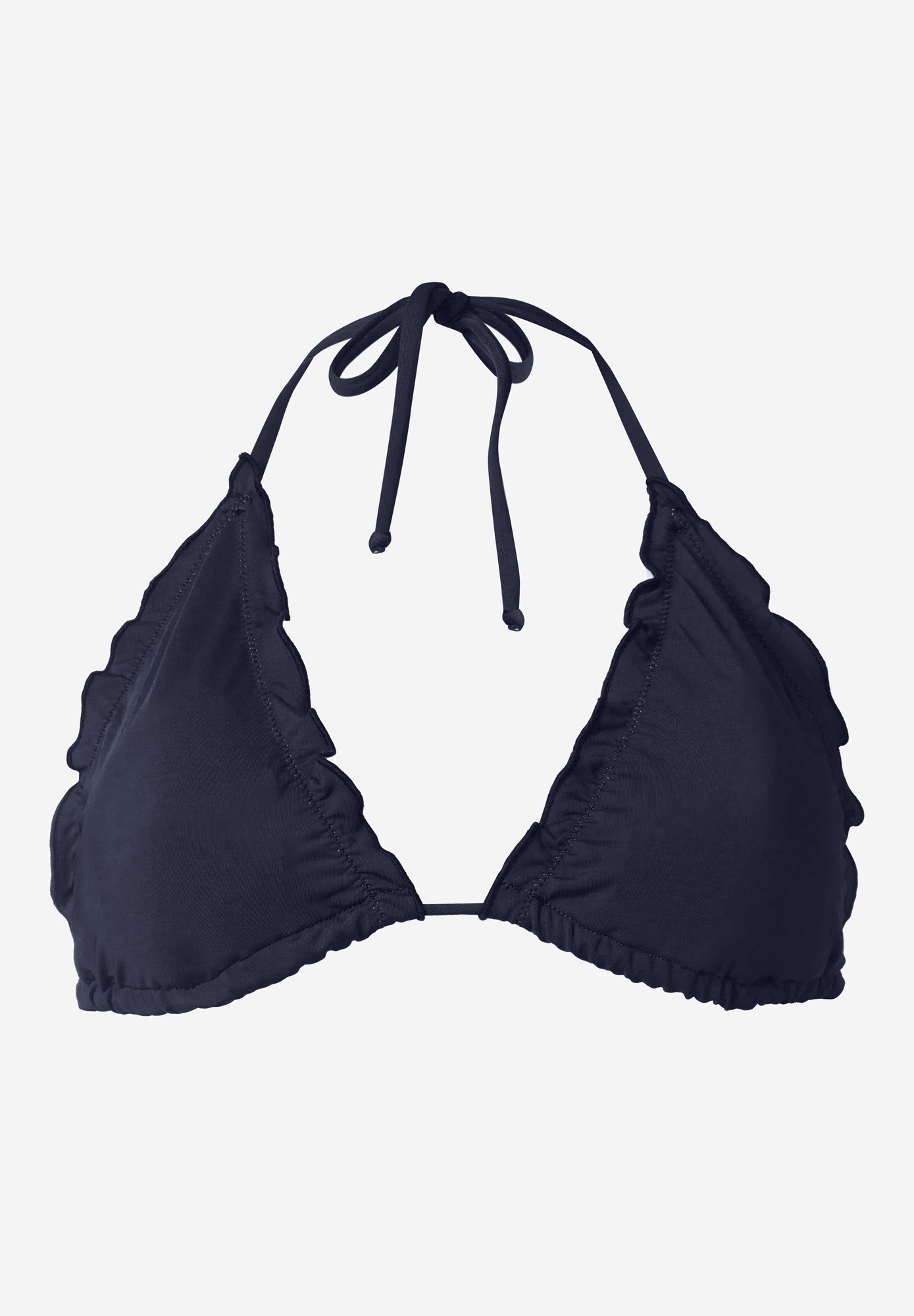 Μπικίνι τοπ με βολάν φωτογραφία