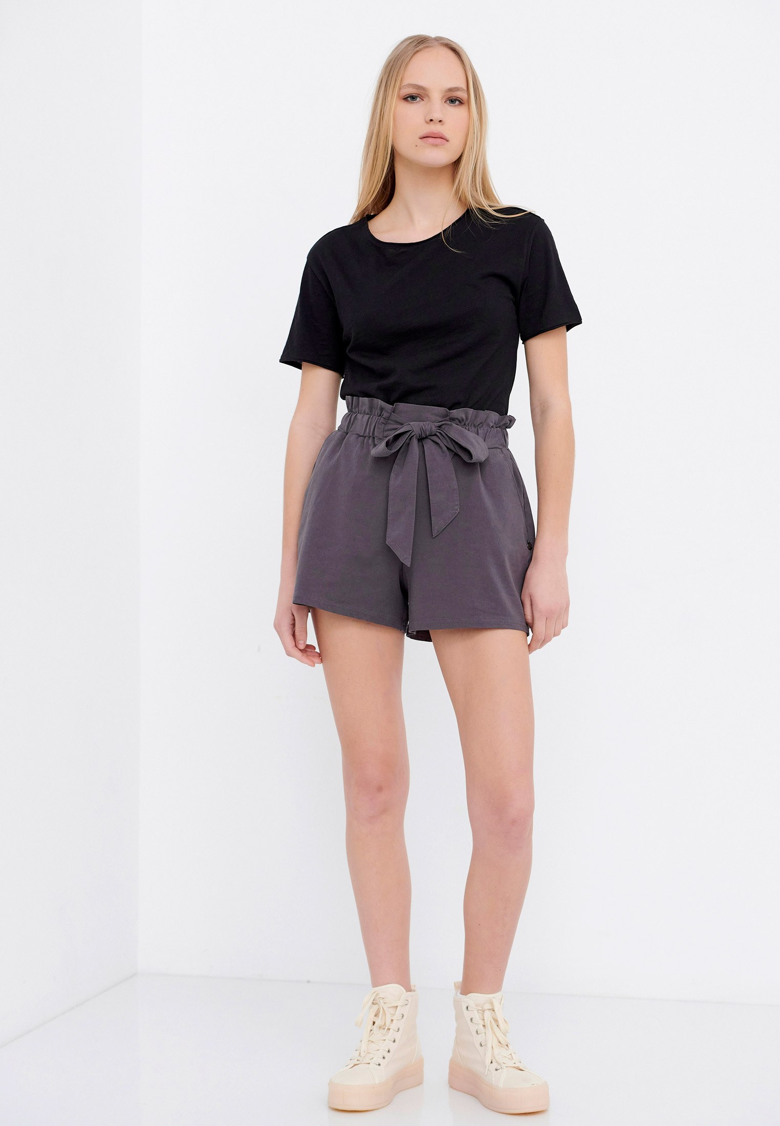 Women's Shorts Funky Buddha Gray