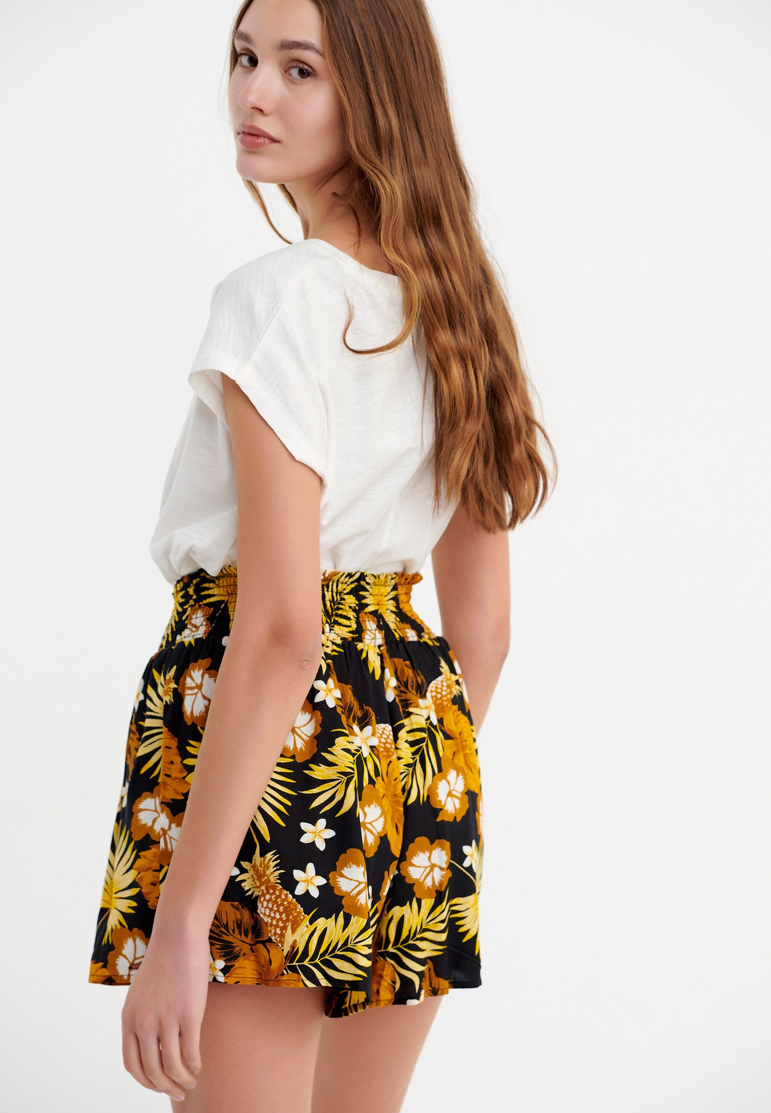 Women's Shorts Funky Buddha Multicolor