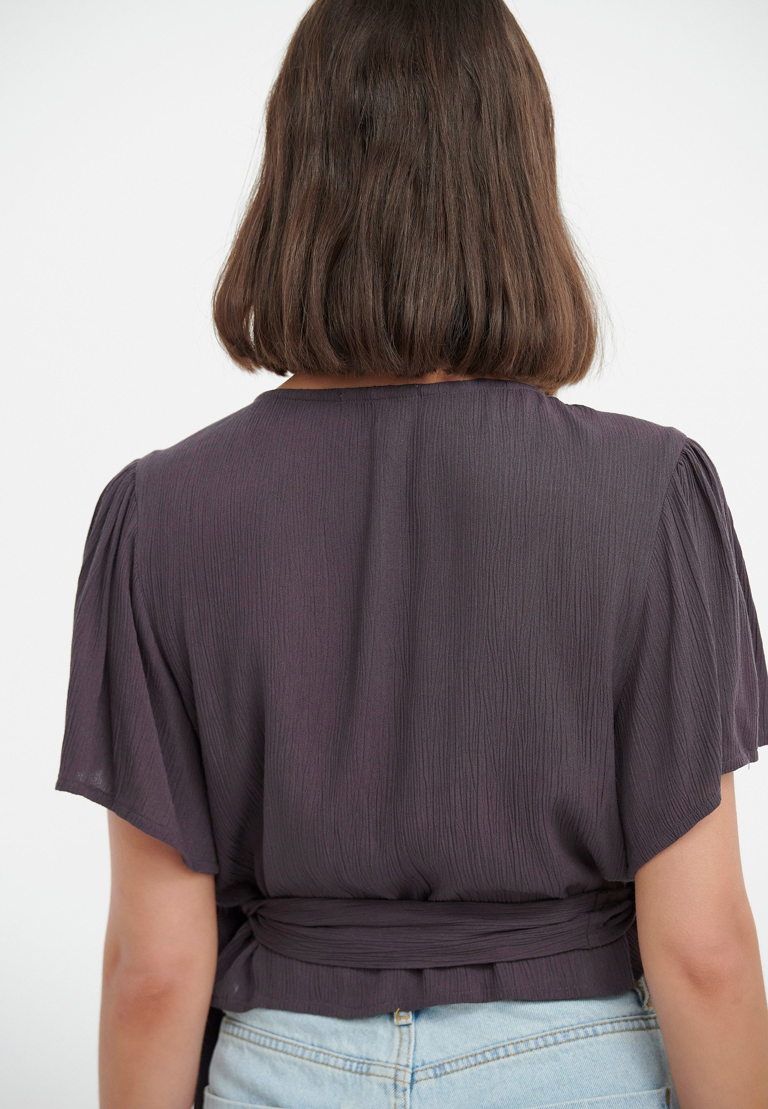 Women's Blouses Funky Buddha Gray