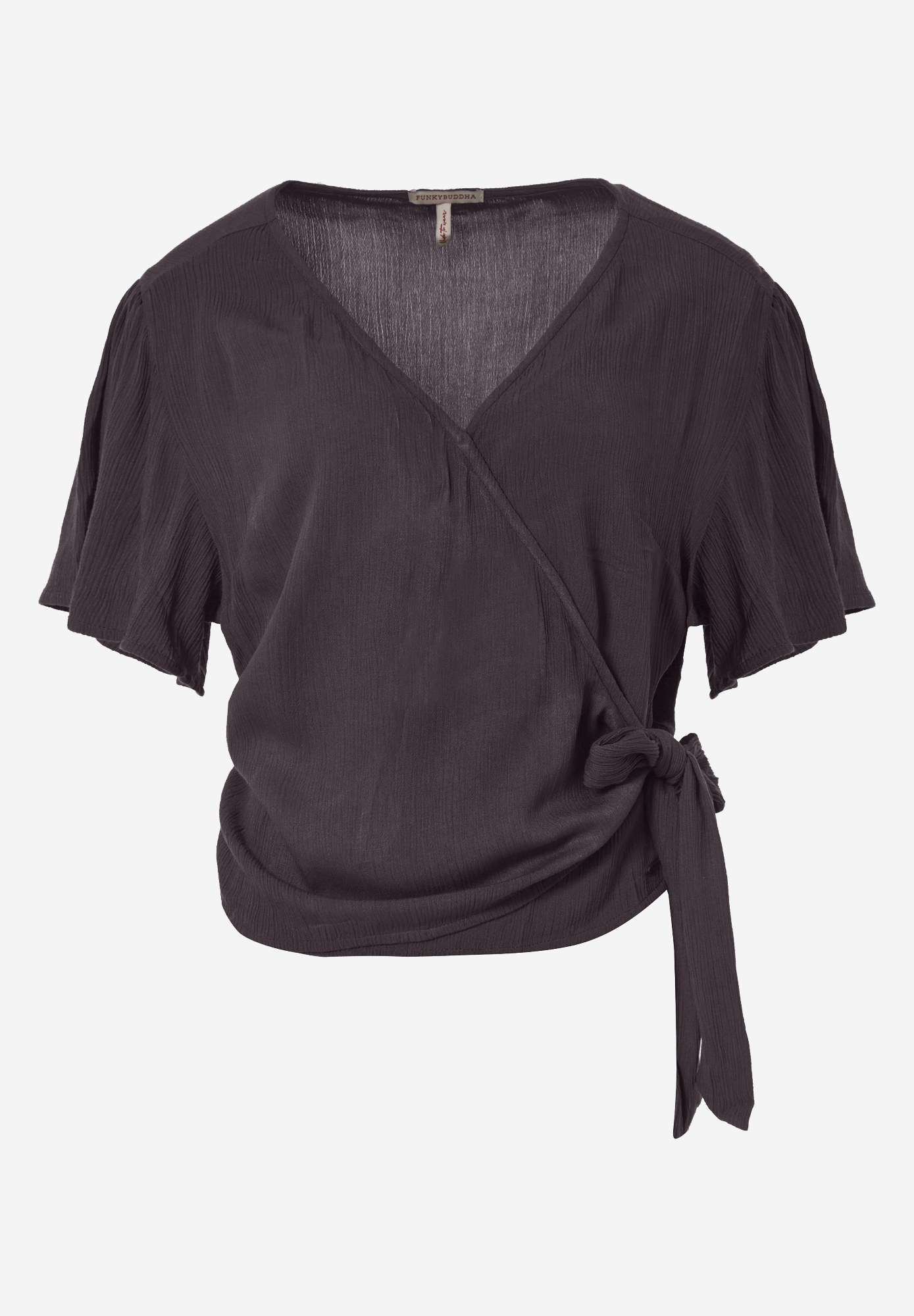 Women's Blouses Funky Buddha Gray