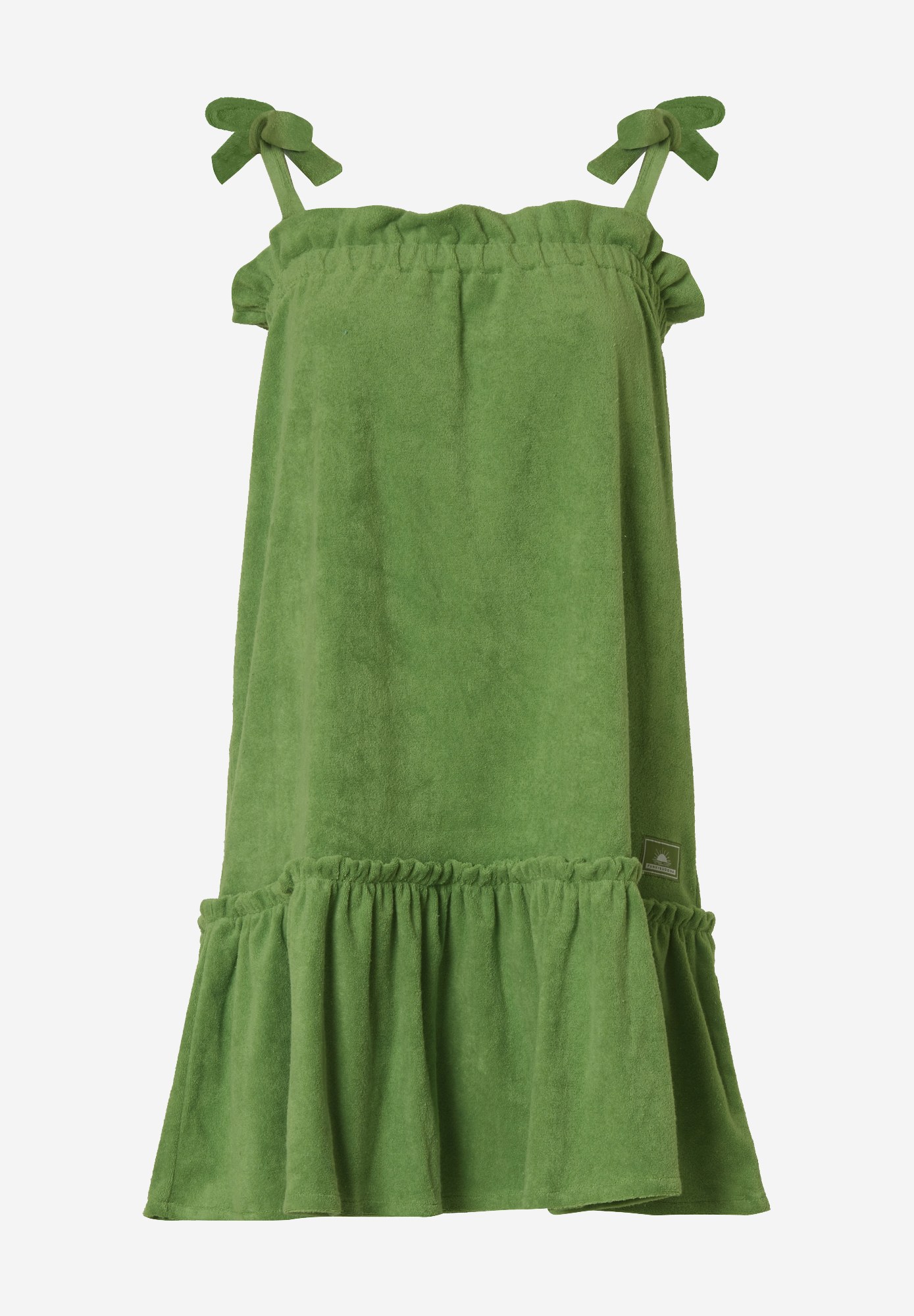 Μίνι φόρεμα σε πετσετέ ύφασμα φωτογραφία