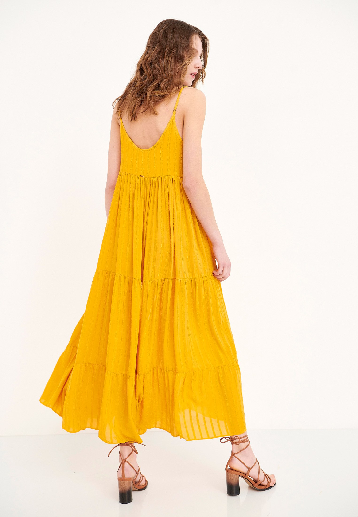 Relaxed fit μάξι φόρεμα φωτογραφία