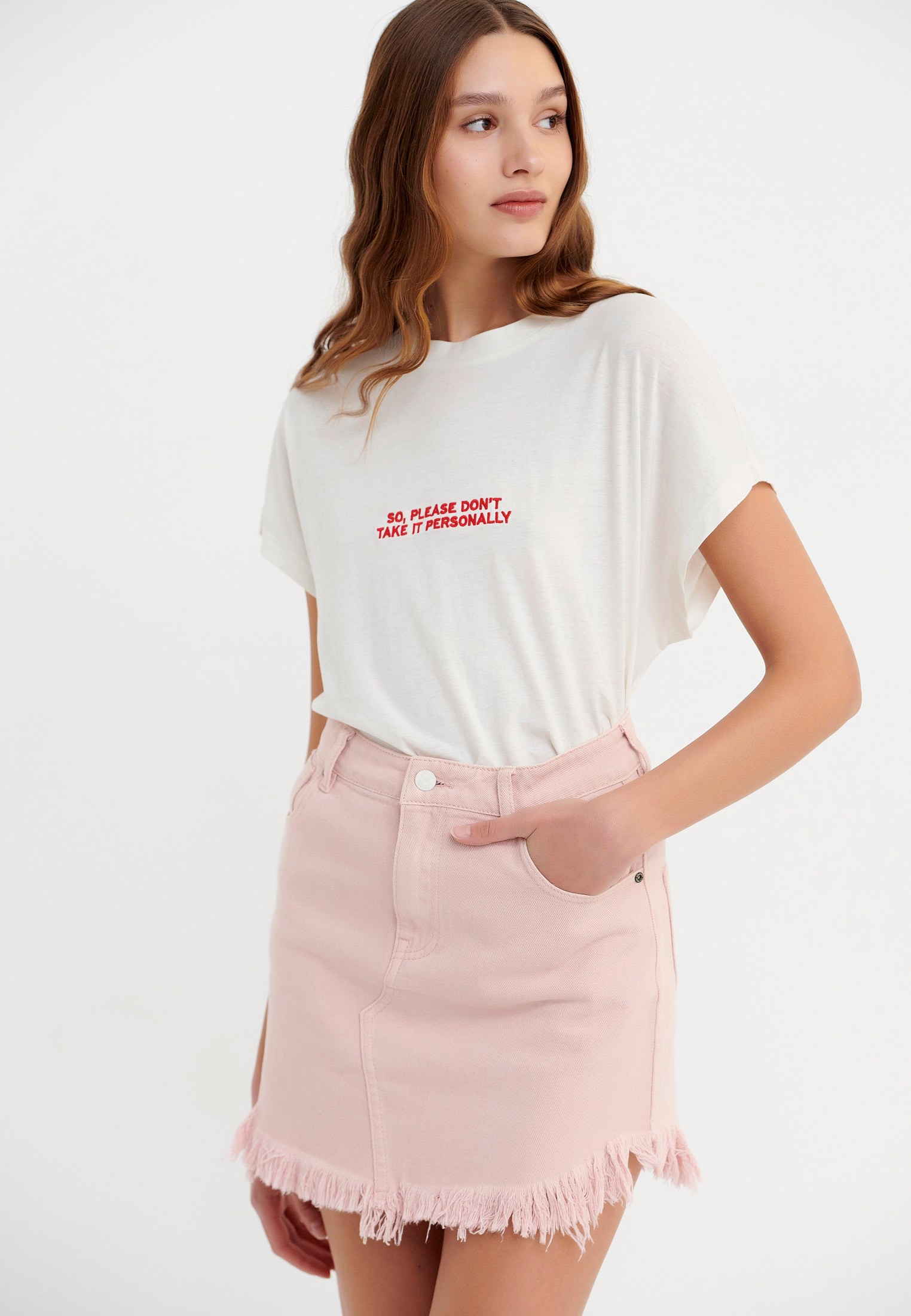 Women's Mini Skirts Funky Buddha Pink