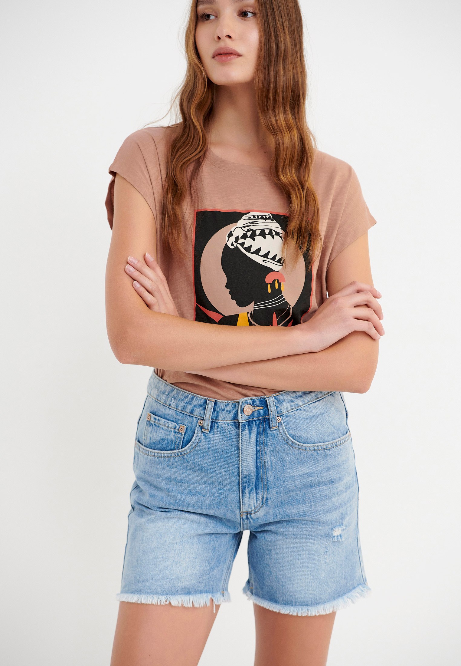 Women's Shorts Funky Buddha Blue