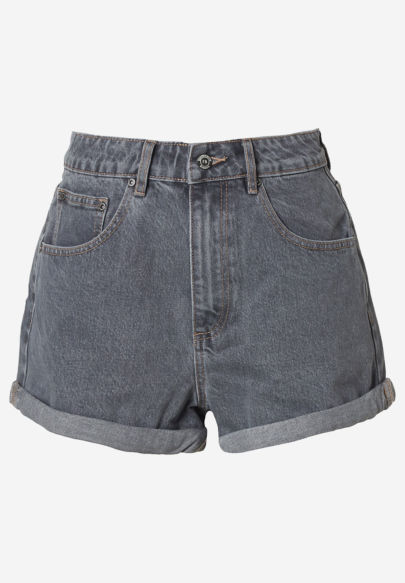 Women's Shorts Funky Buddha Gray