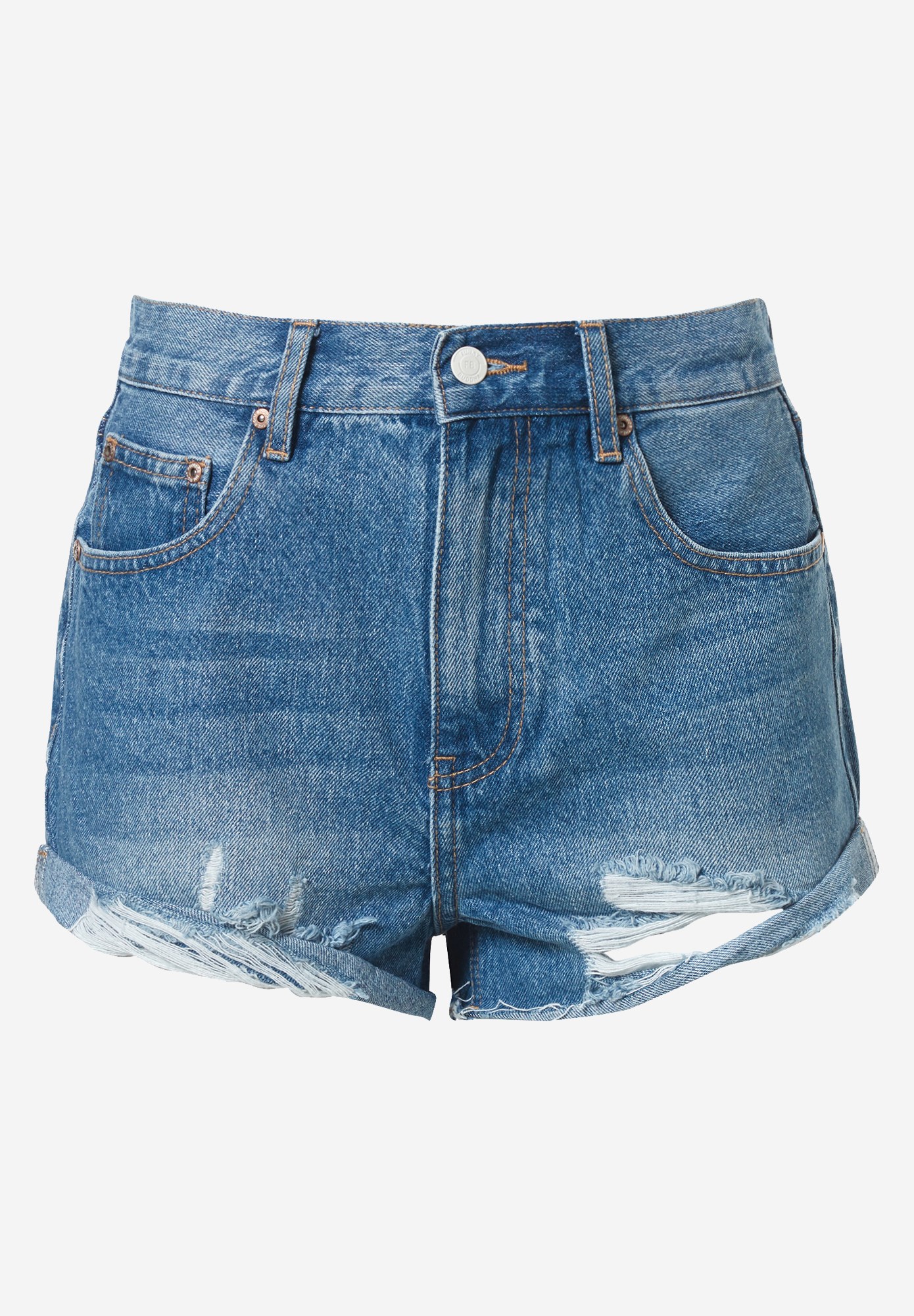 Boyfriend fit τζιν σορτς