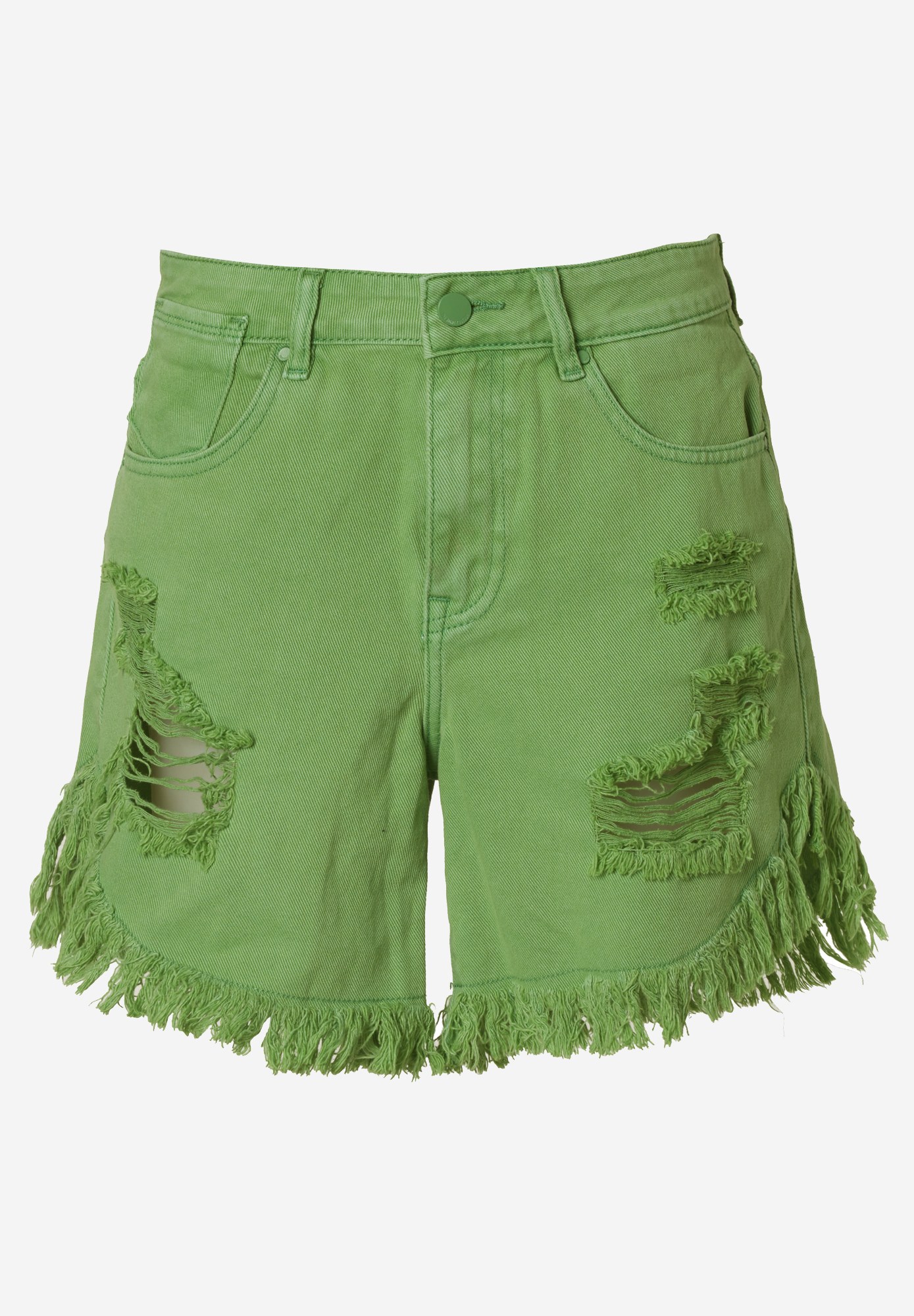 Women's Shorts Funky Buddha Green