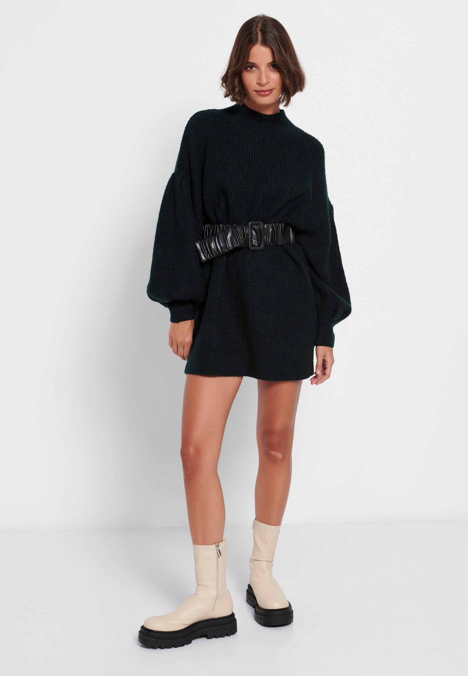 Loose fit πλεκτό φόρεμα