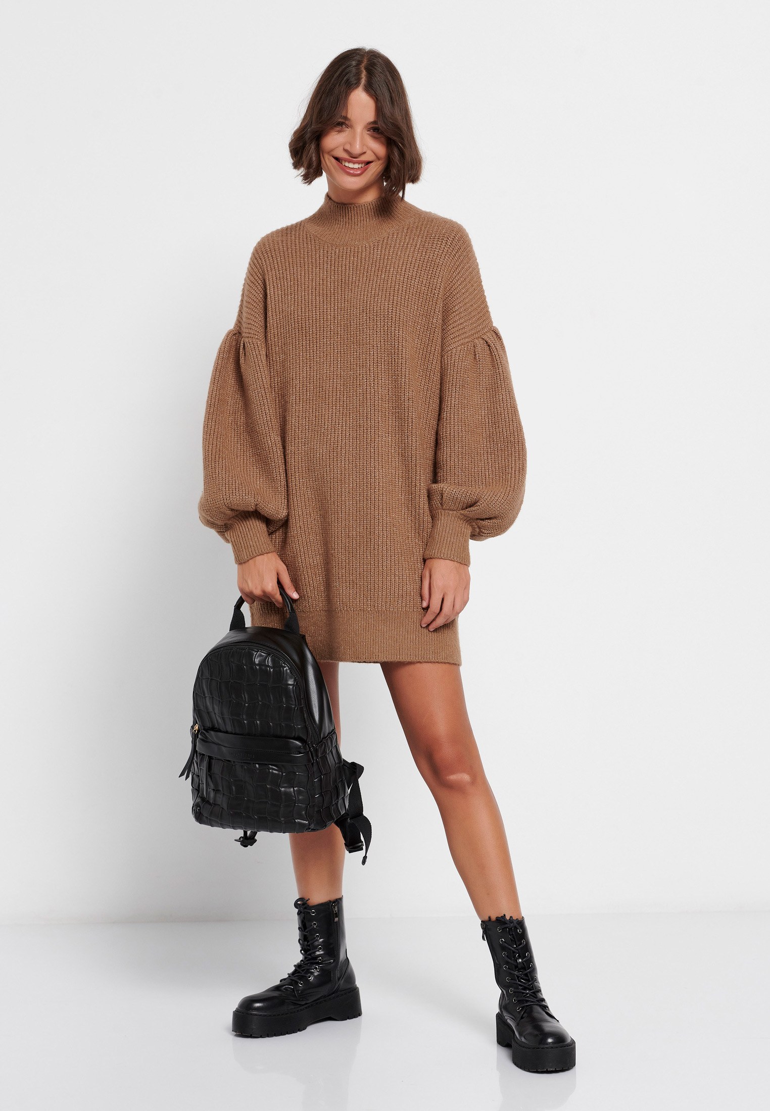 Loose fit πλεκτό φόρεμα