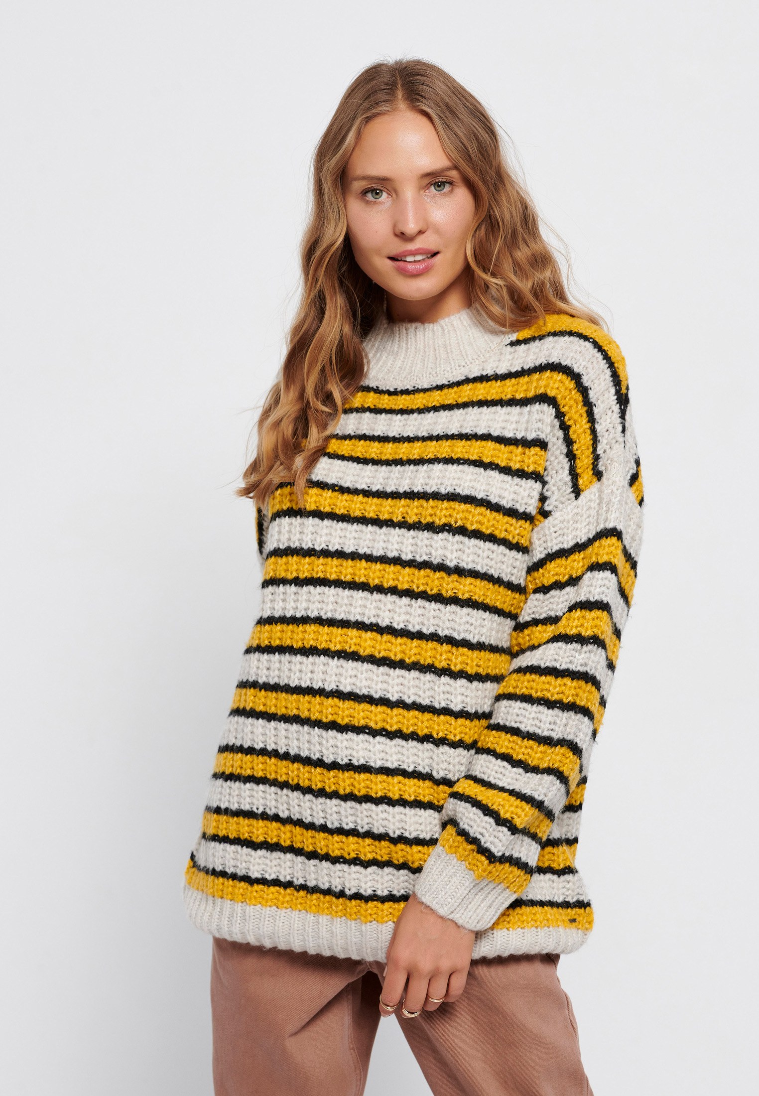 Women's Knitwear Funky Buddha Yellow