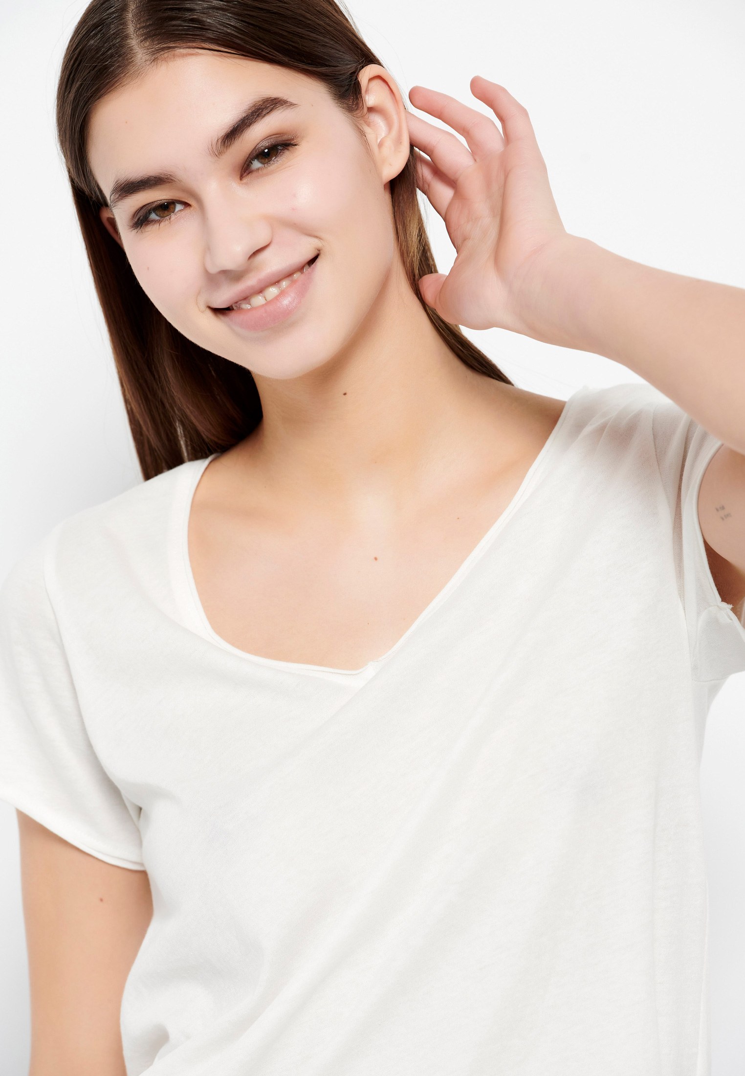 Women's T-Shirts Funky Buddha White