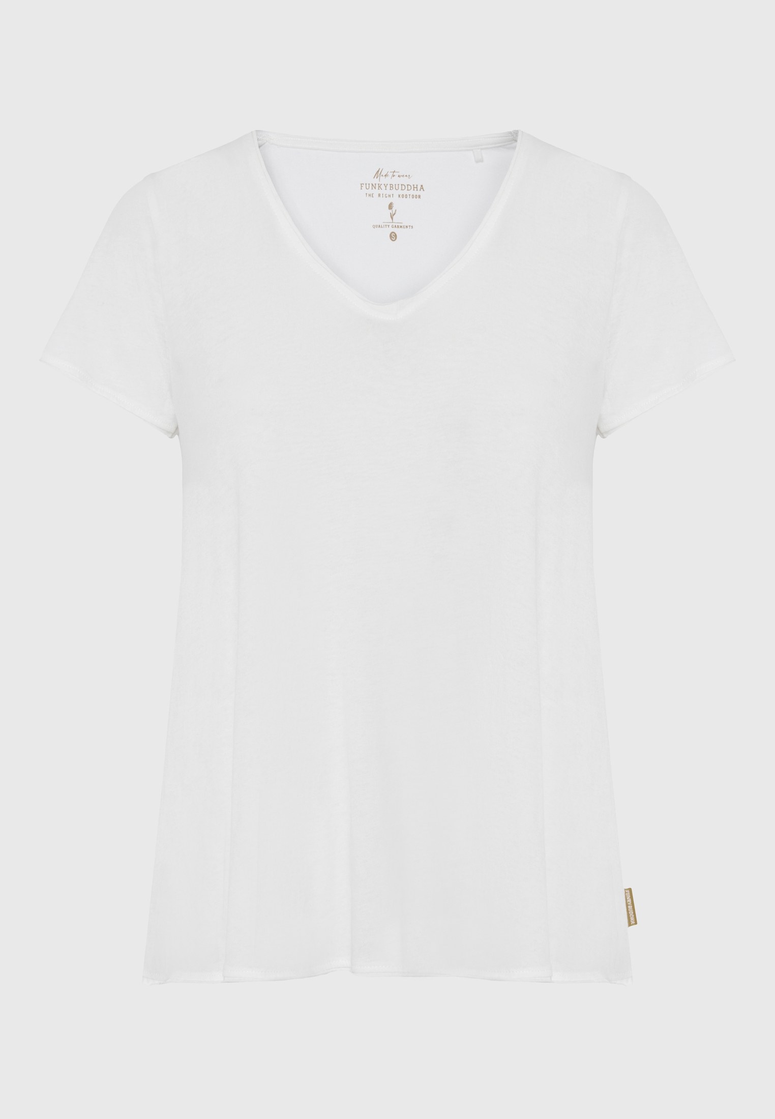 Women's T-Shirts Funky Buddha White