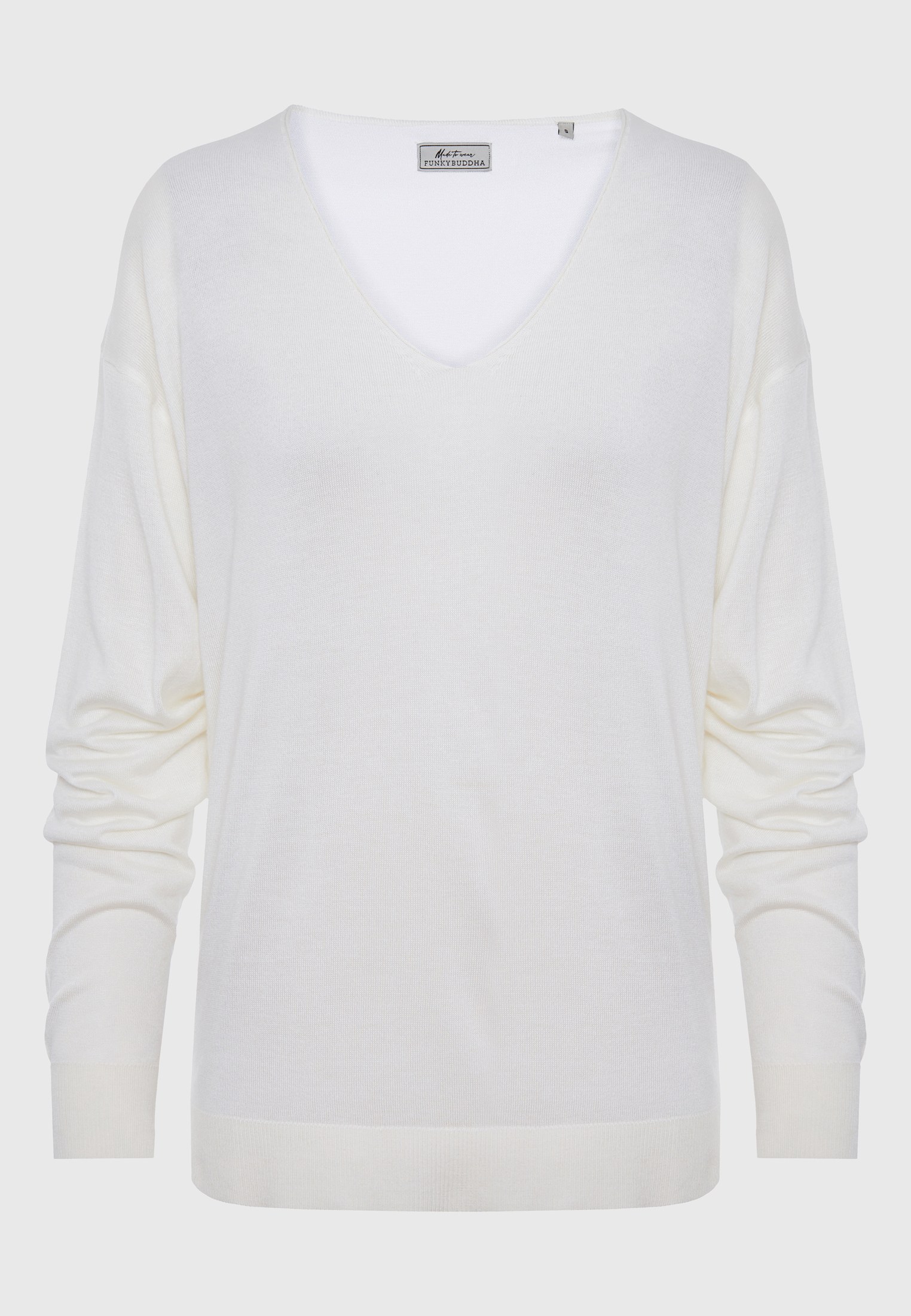 Women's Knitwear Funky Buddha White