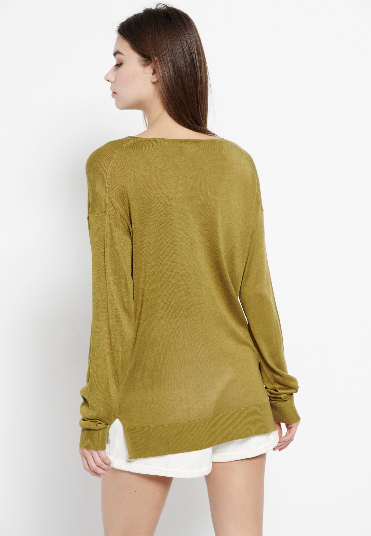 Women's Knitwear Funky Buddha Olive