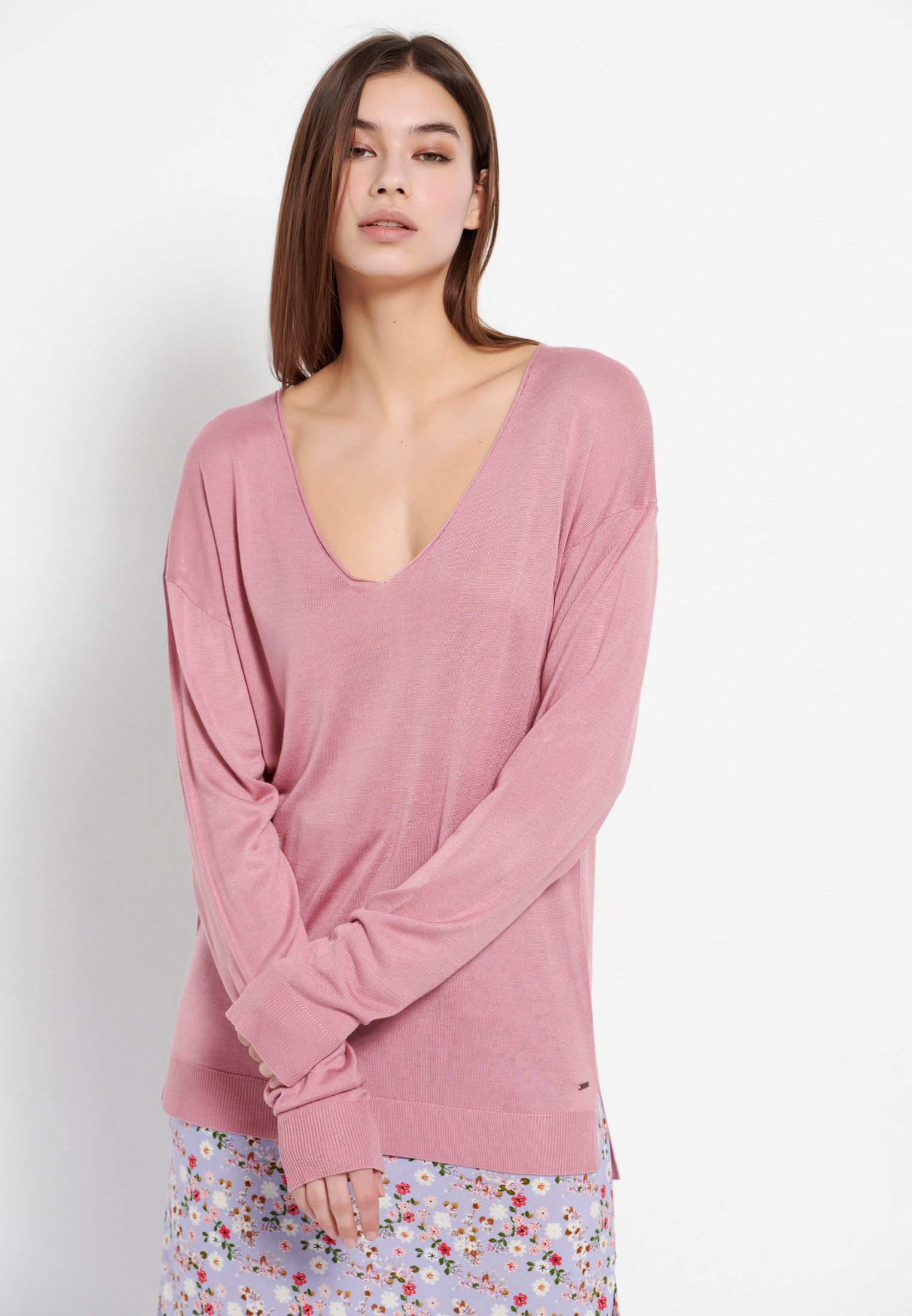 Women's Knitwear Funky Buddha Pink