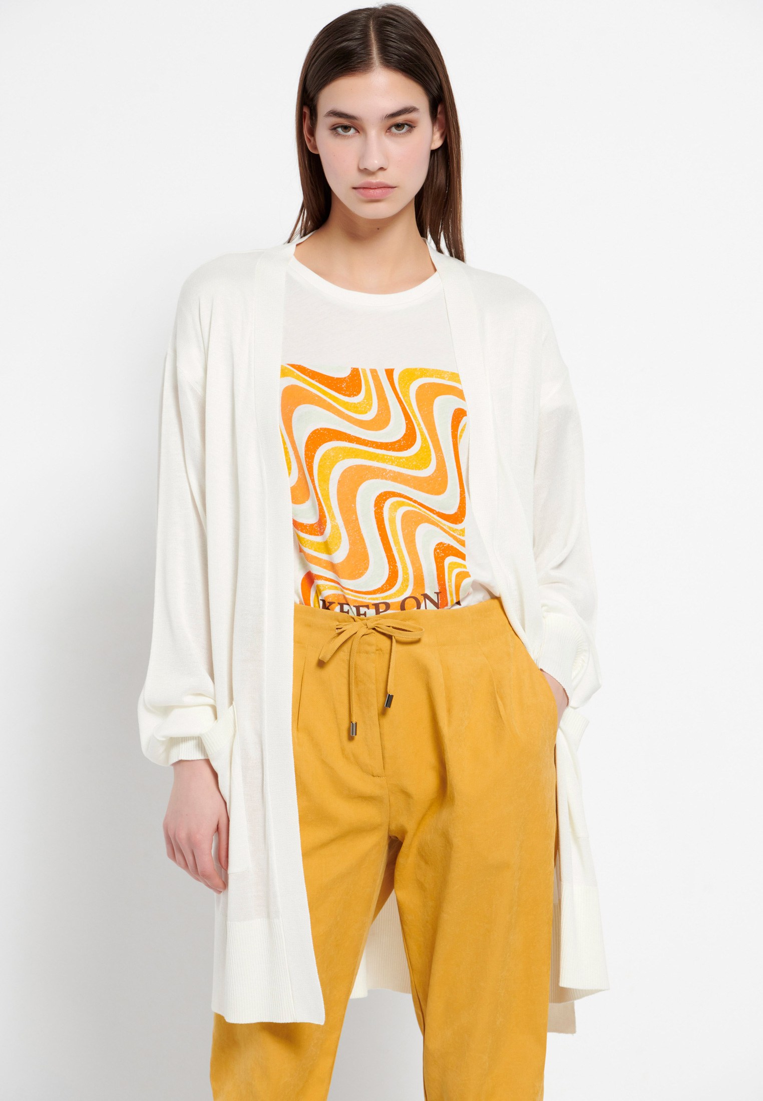 Women's Knitwear Funky Buddha White