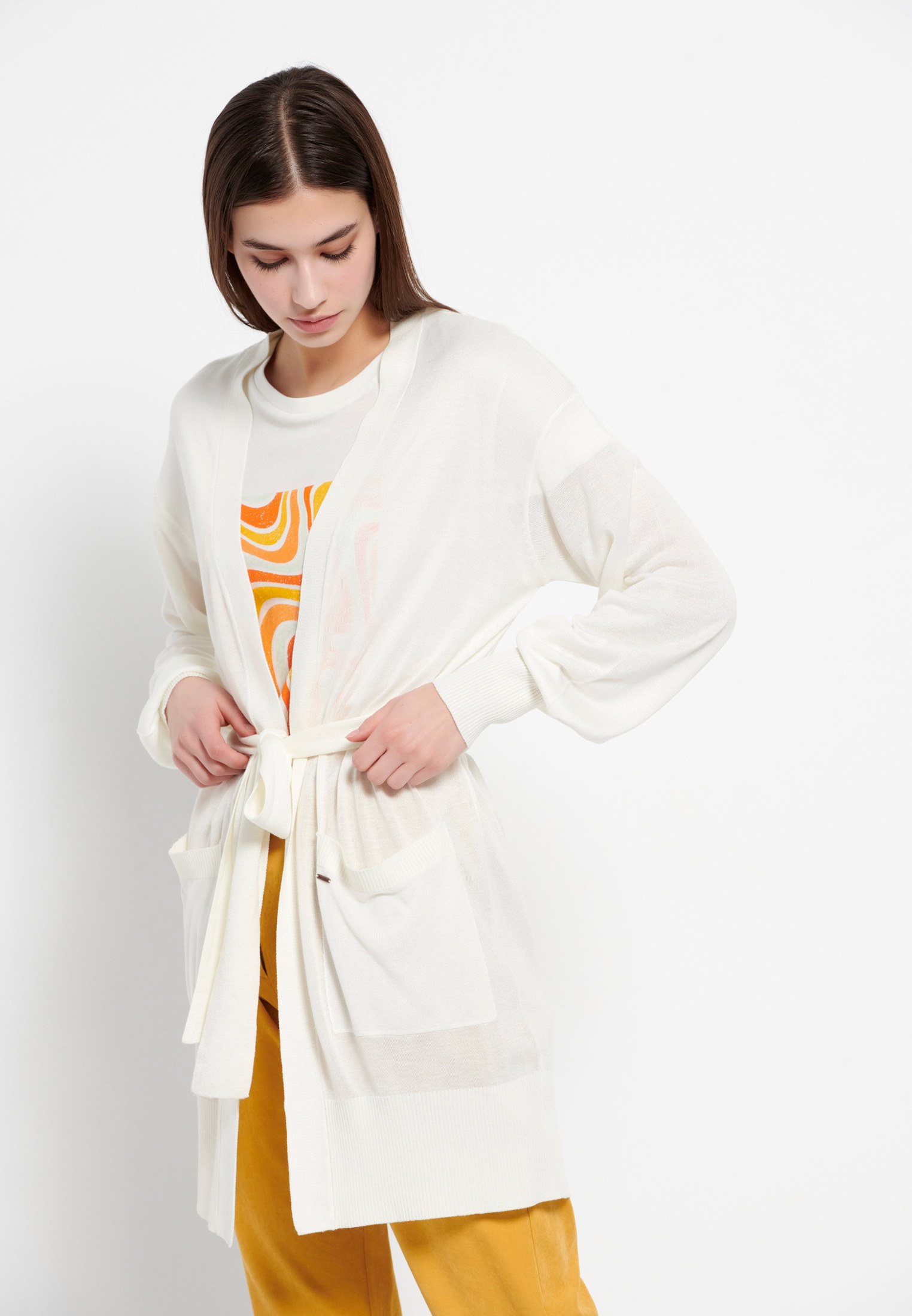 Women's Knitwear Funky Buddha White