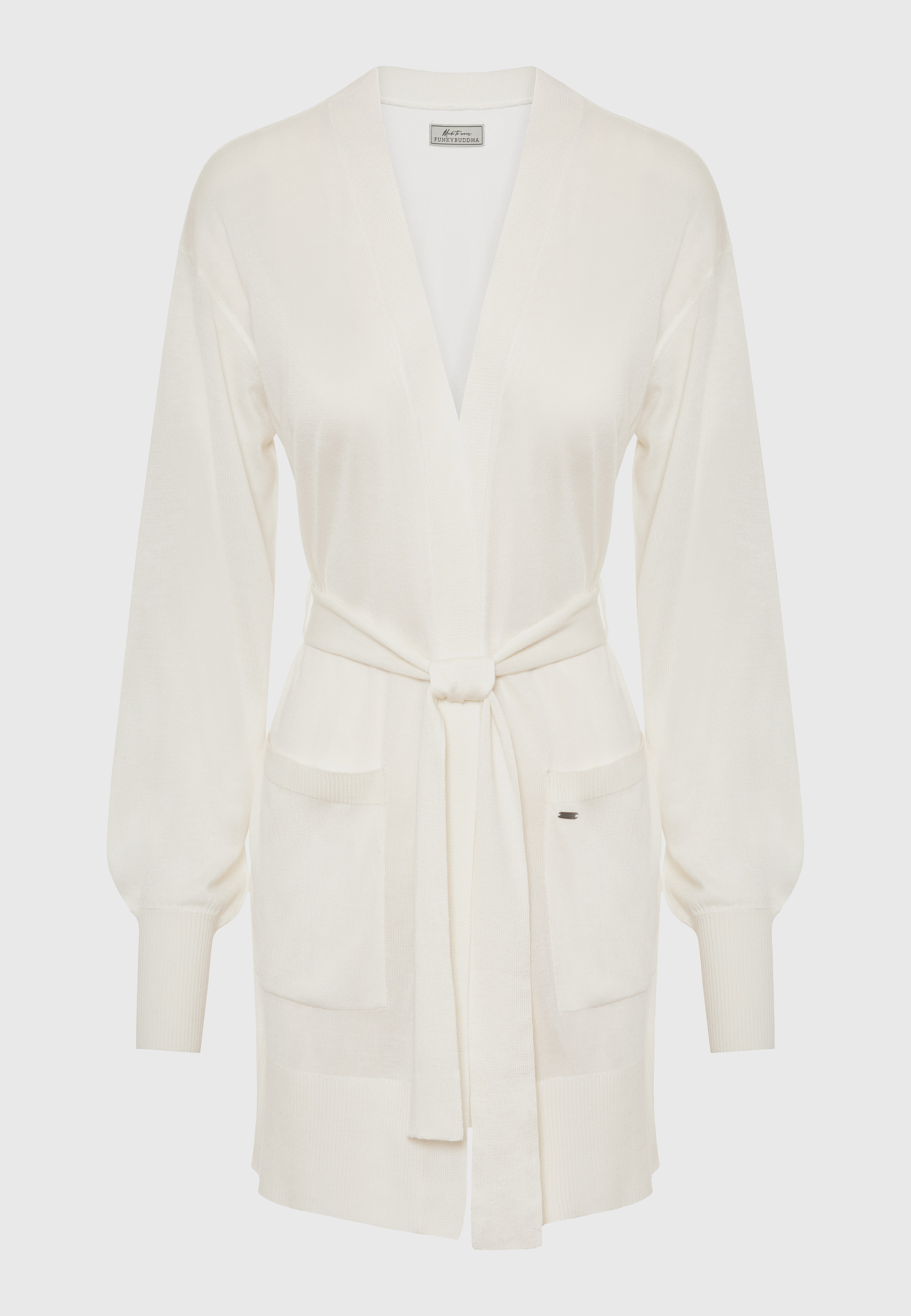 Women's Knitwear Funky Buddha White