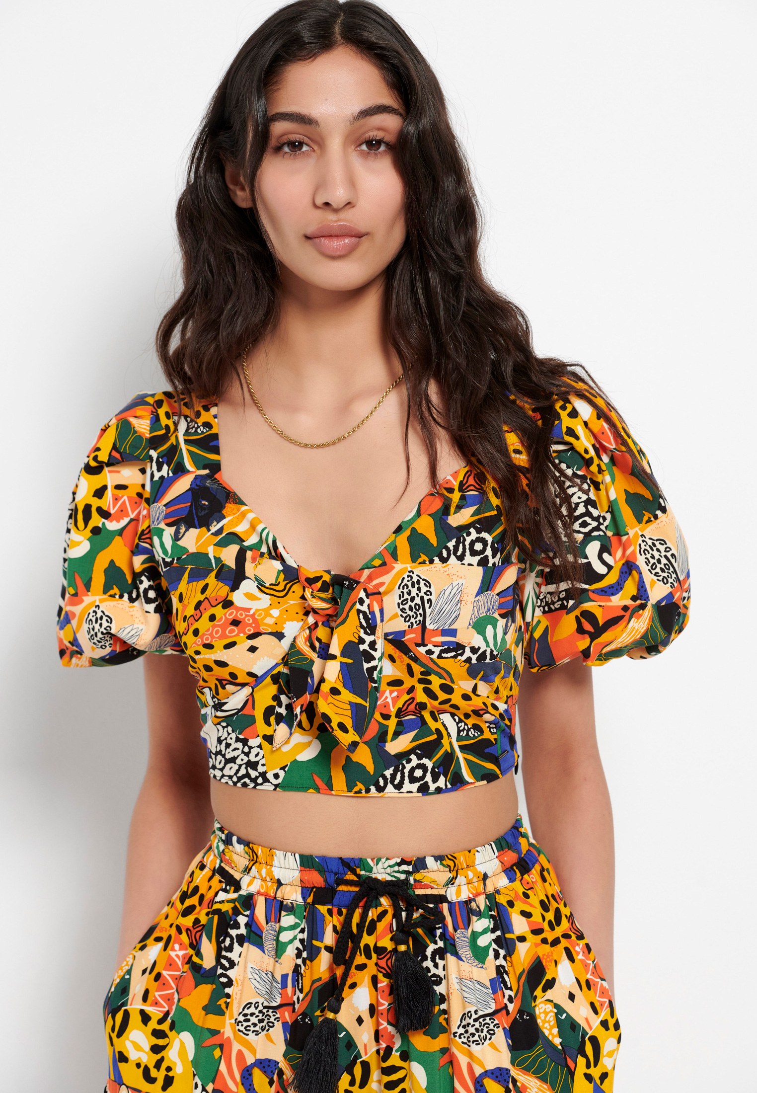 Women's Blouses Funky Buddha Multicolor