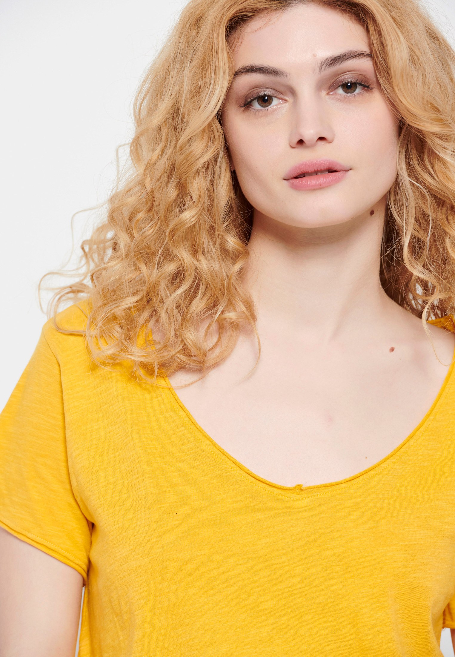 Women's T-Shirts Funky Buddha Yellow