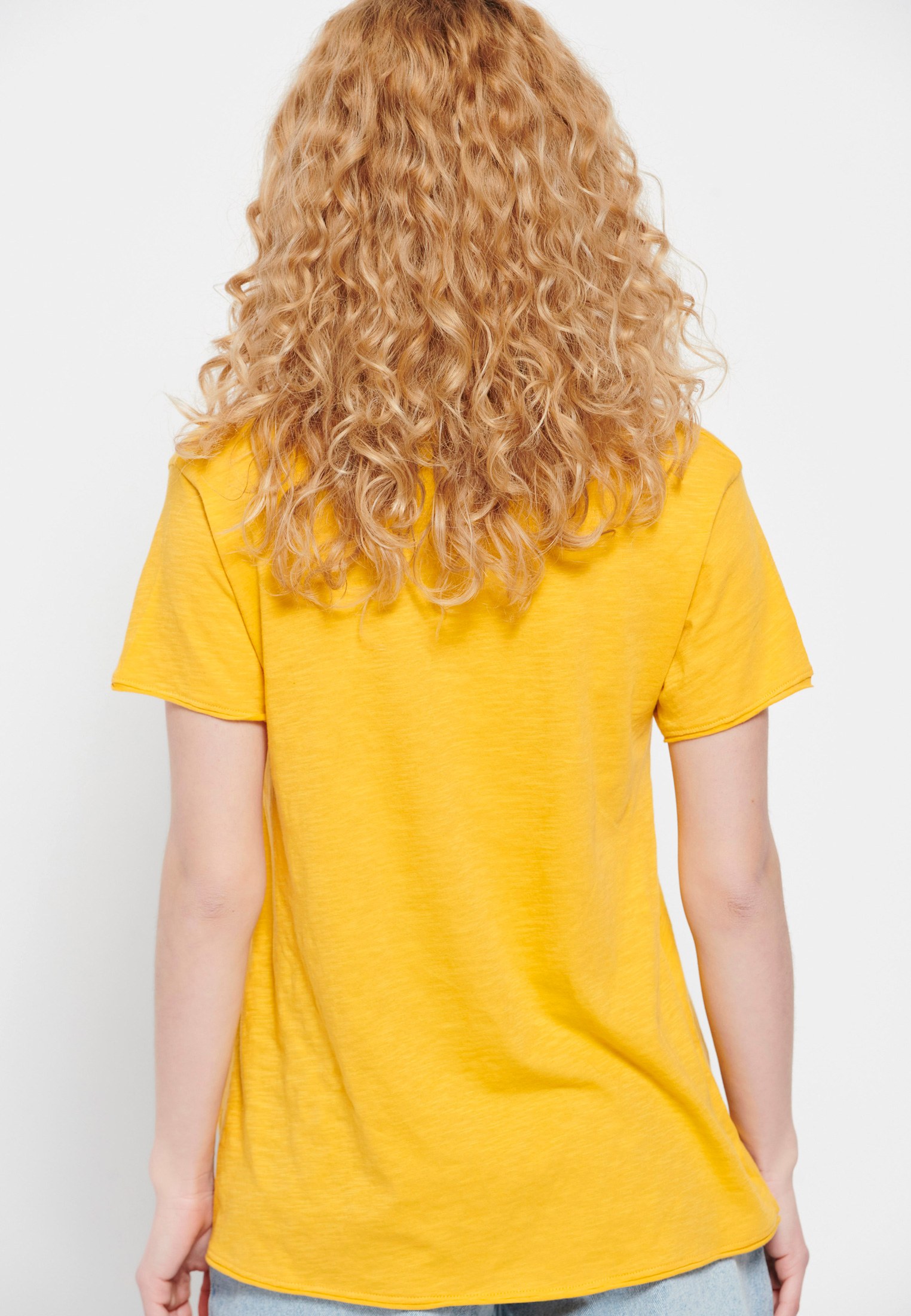 Women's T-Shirts Funky Buddha Yellow
