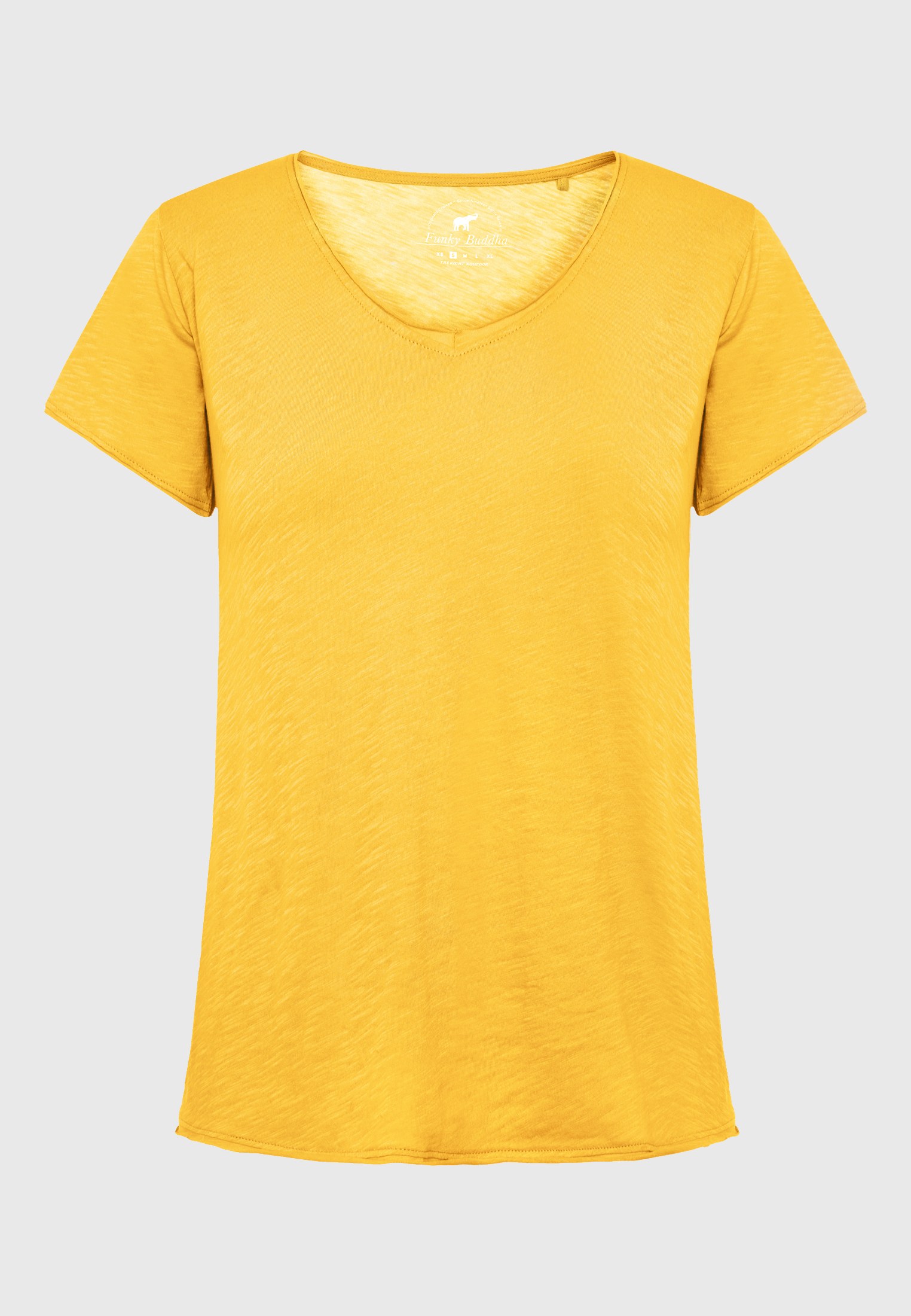 Women's T-Shirts Funky Buddha Yellow
