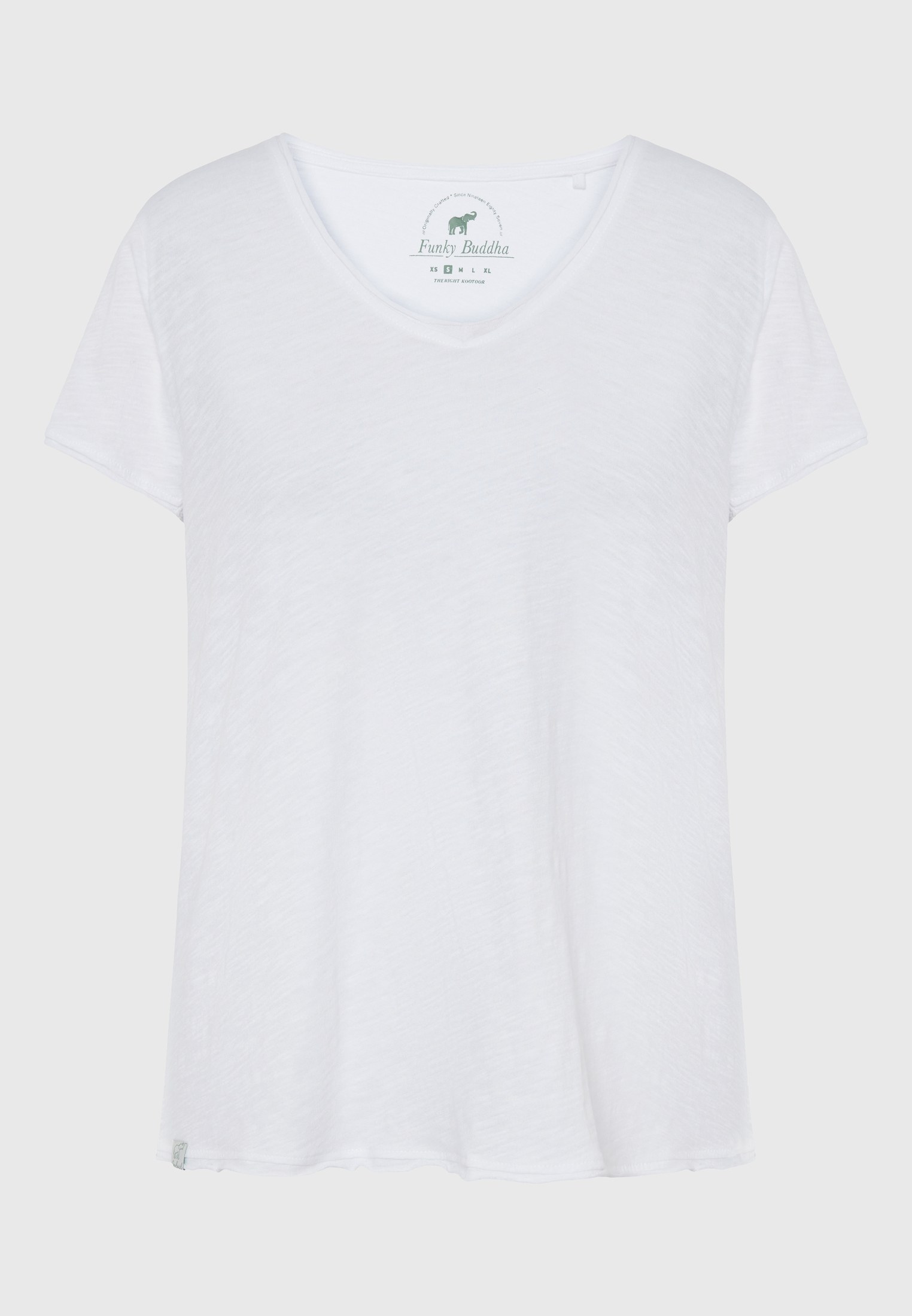 Women's T-Shirts Funky Buddha White