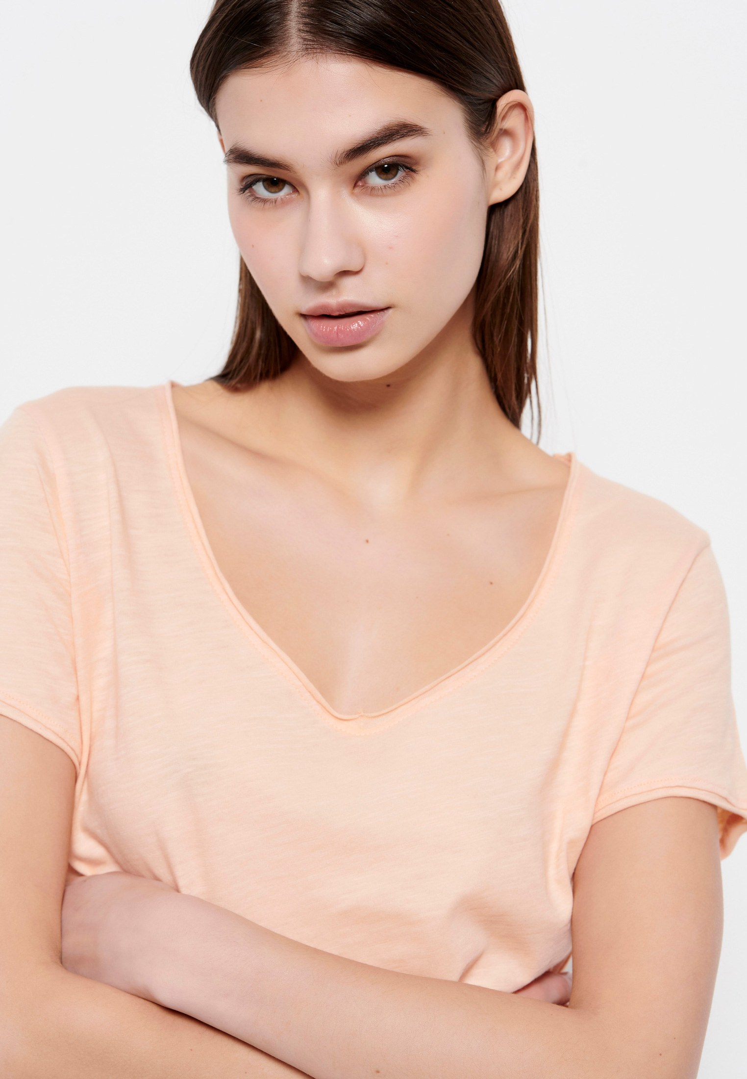 Women's T-Shirts Funky Buddha Beige