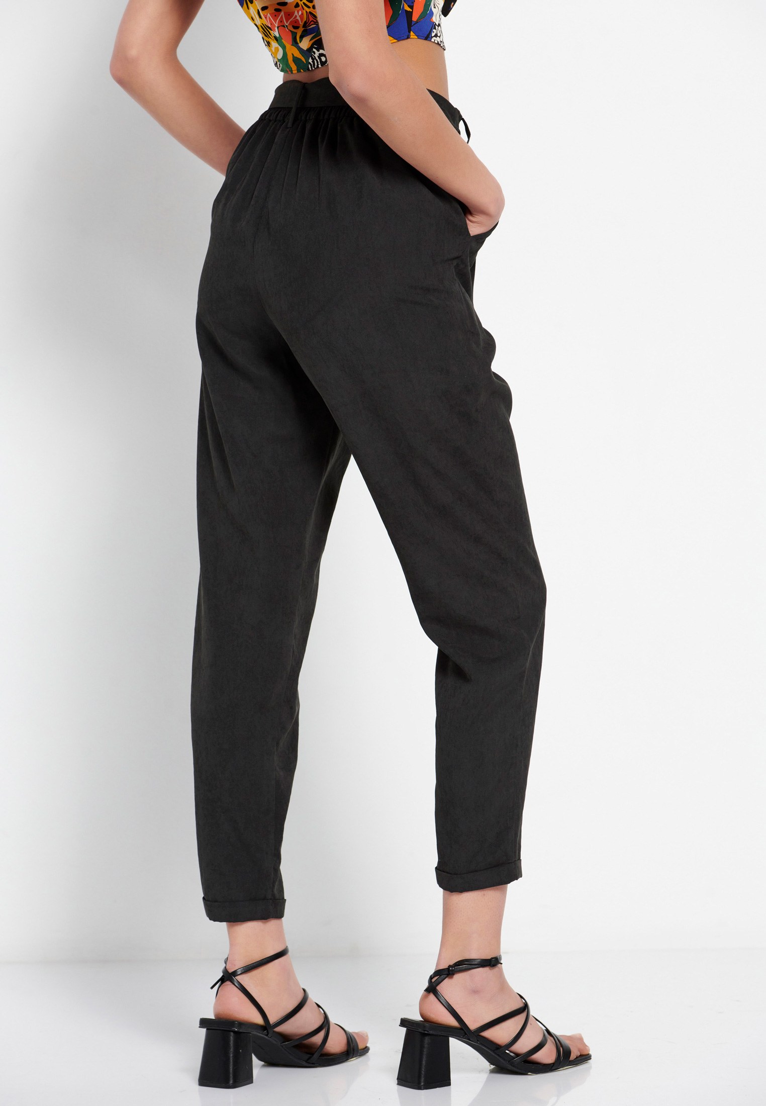 Women's Trousers Funky Buddha Black
