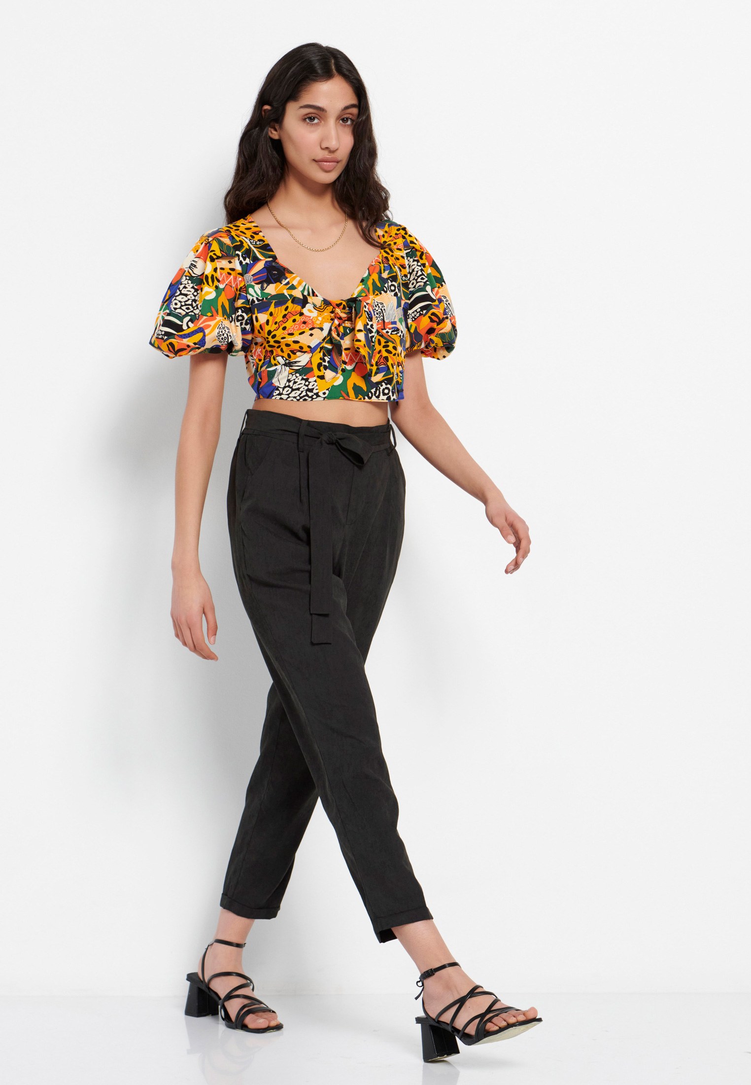 Women's Trousers Funky Buddha Black