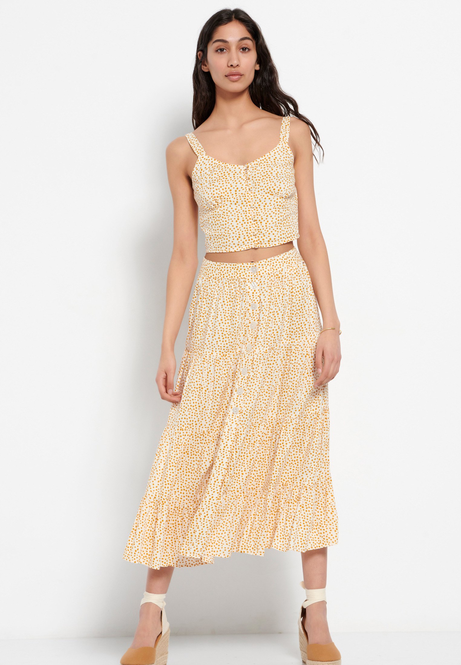 Women's Skirts Funky Buddha White