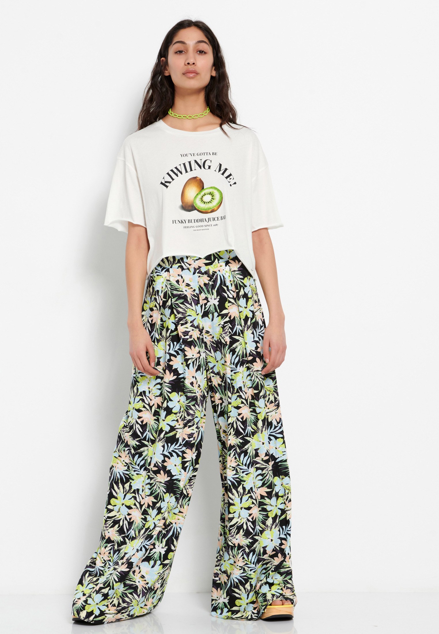 Women's Trousers Funky Buddha Multicolor