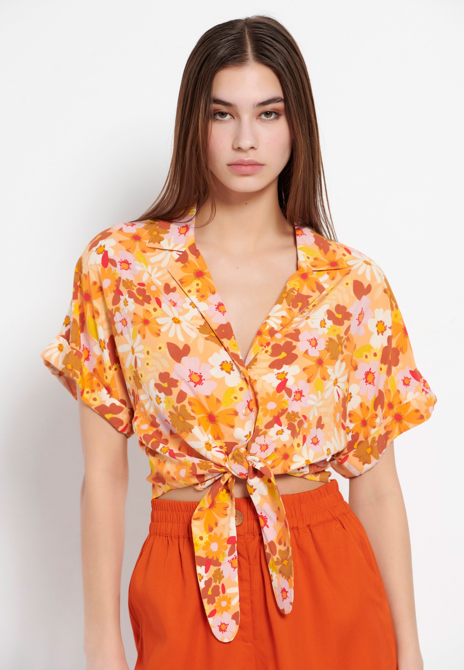 Women's Shirts Funky Buddha Multicolor