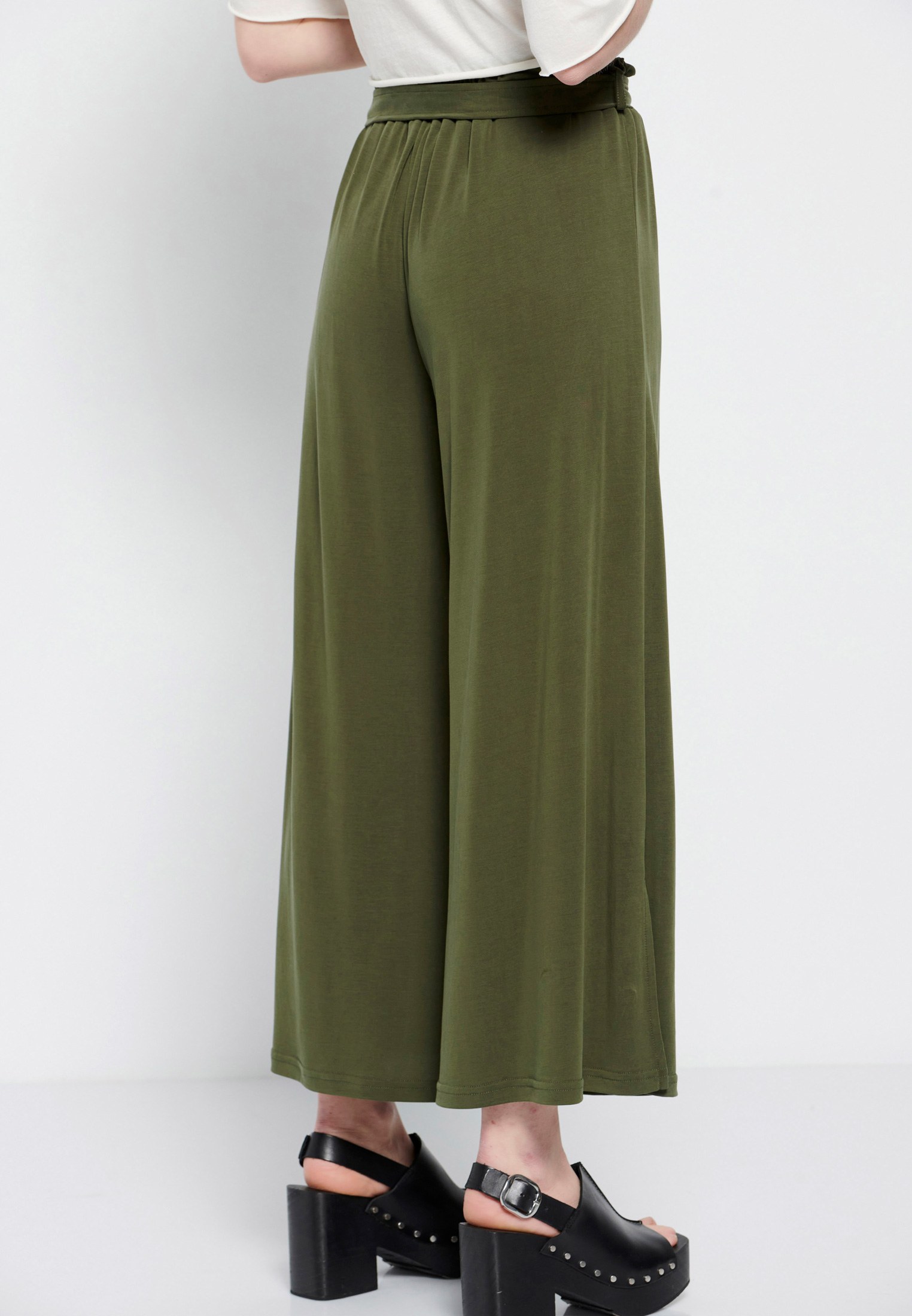 Women's Trousers Funky Buddha Olive
