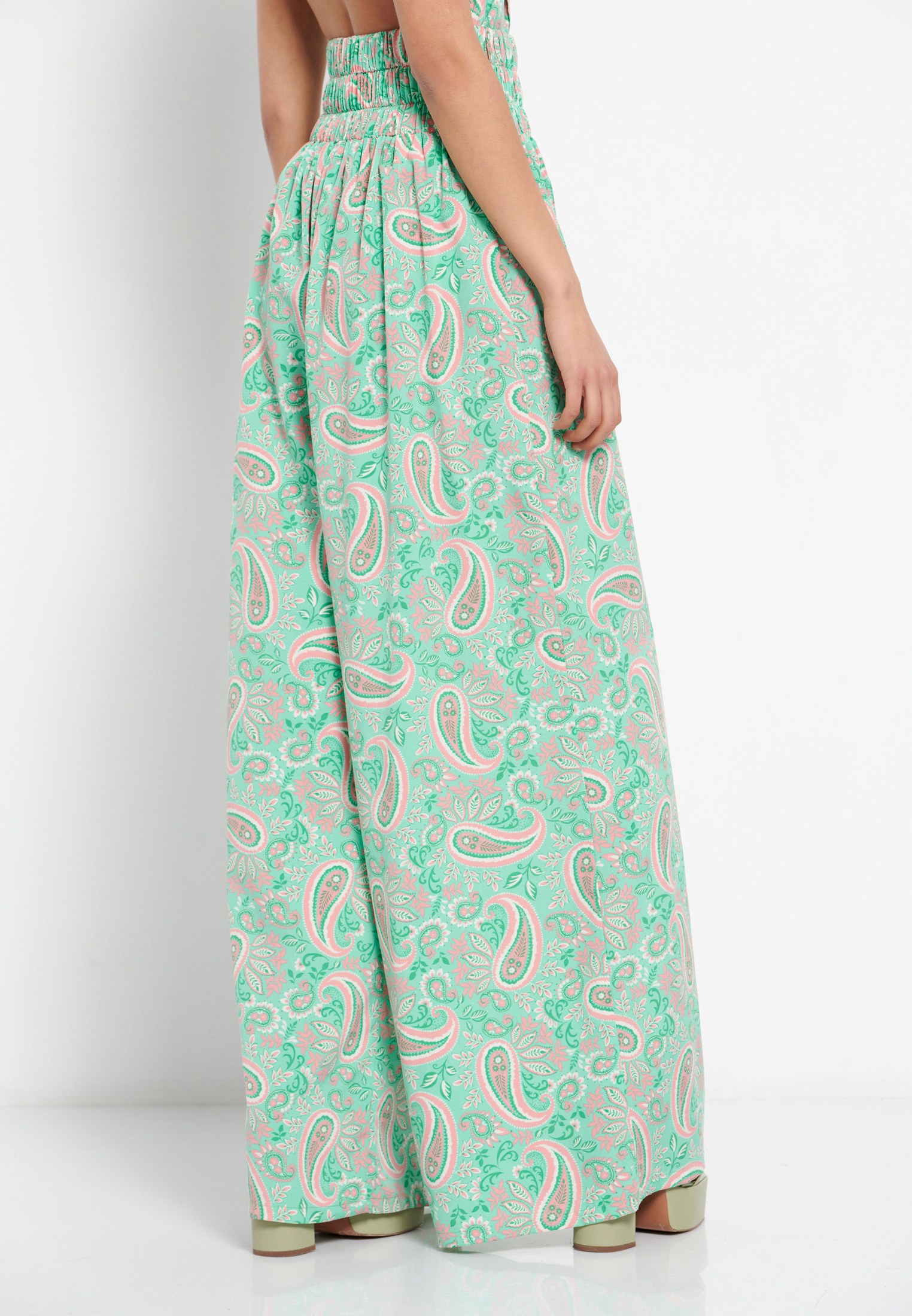 Women's Trousers Funky Buddha Green