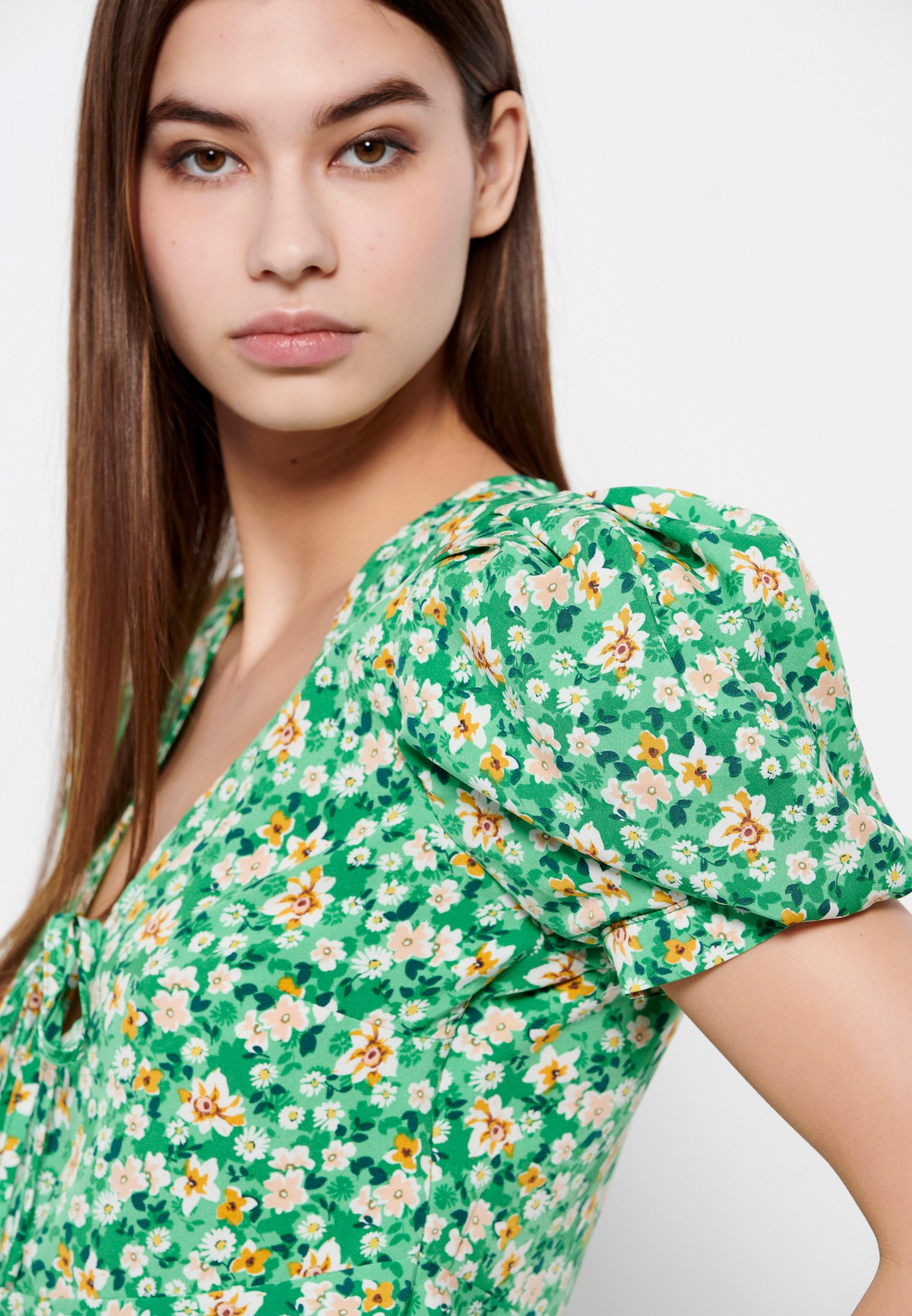 Women's Blouses Funky Buddha Green