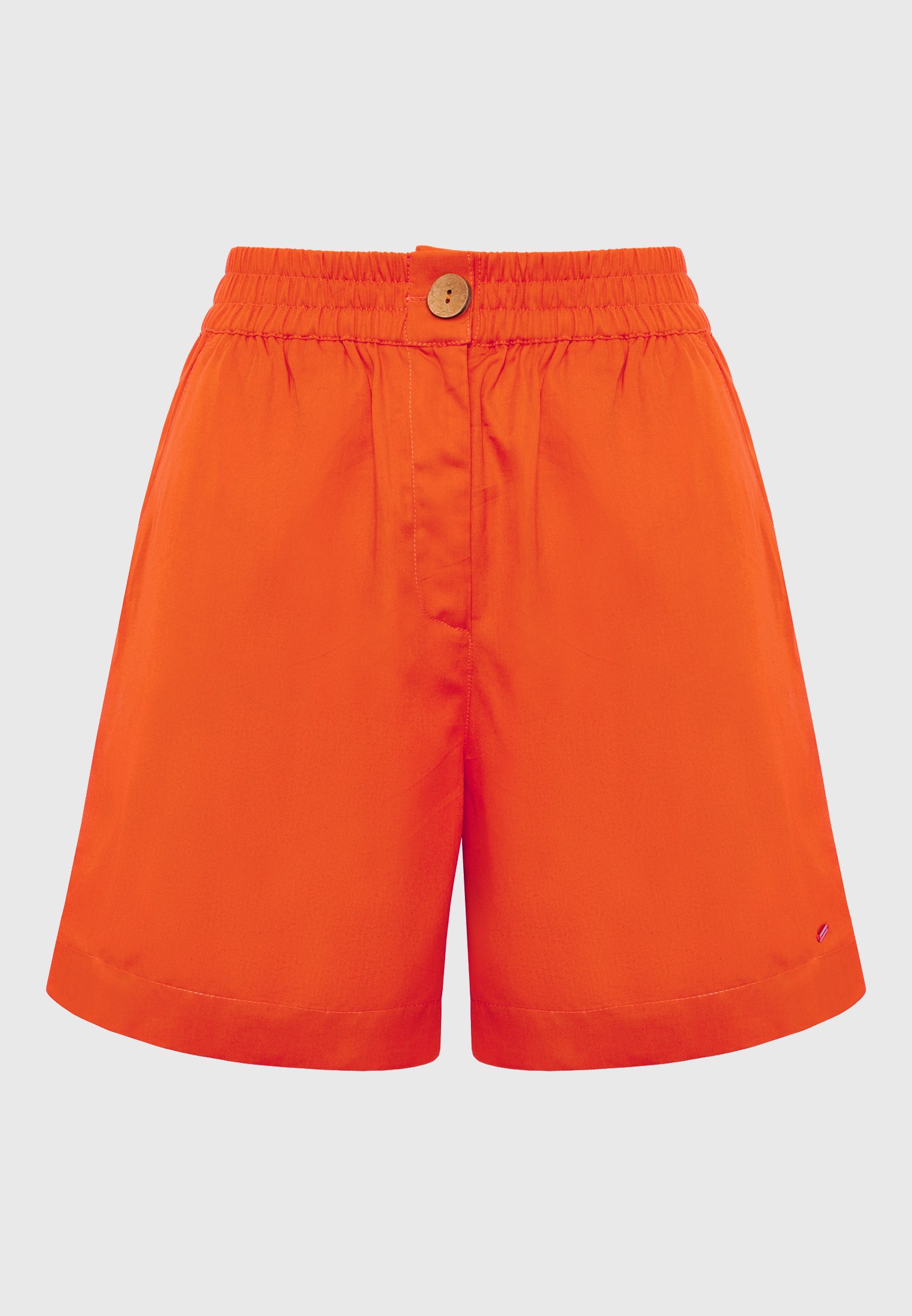 Women's Shorts Funky Buddha Orange